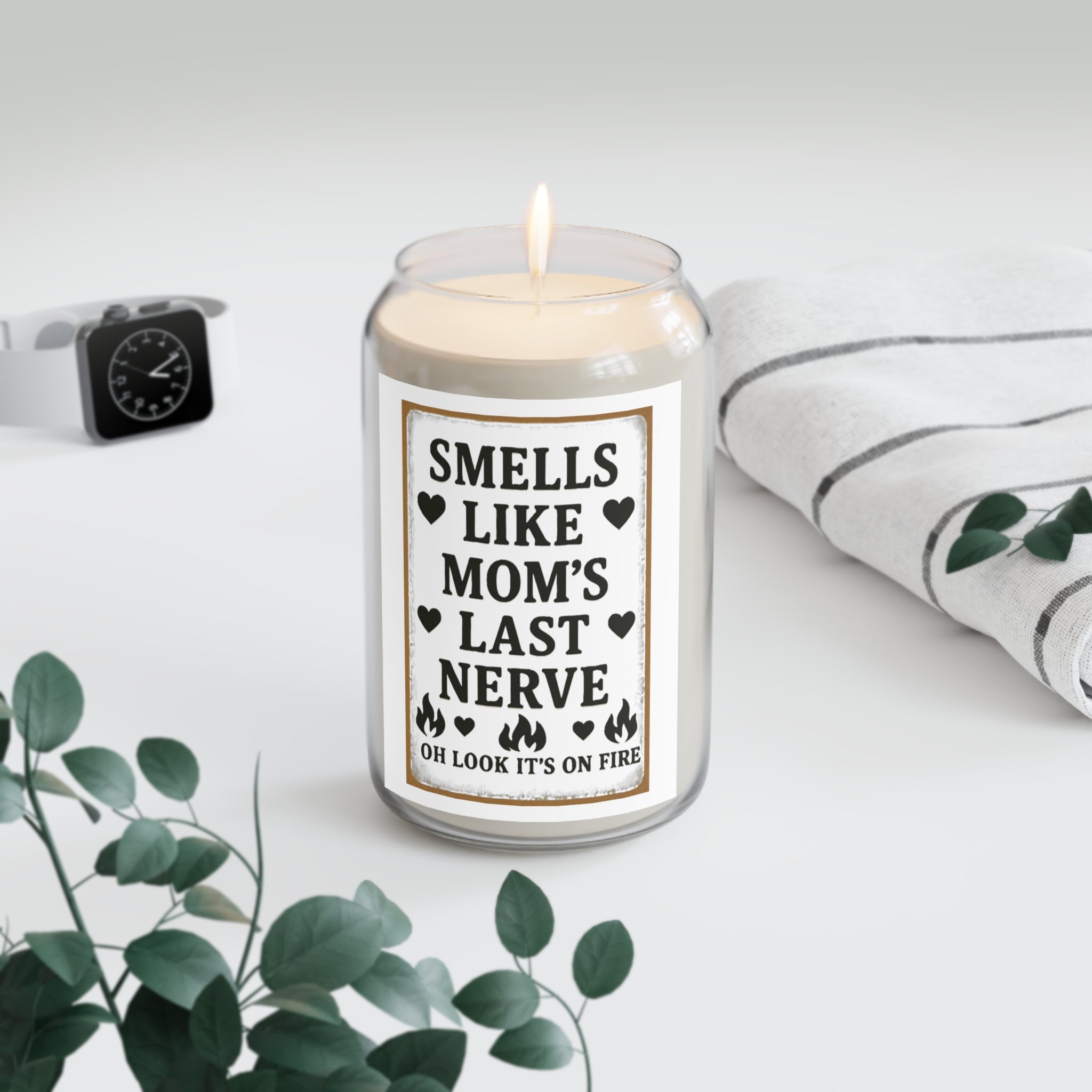Smells Like Mom's Last Nerve Candle | Soy Jar Candle 13.75oz