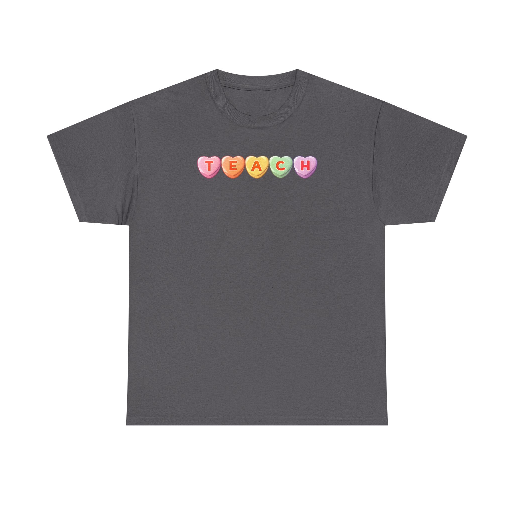 Valentine's Day TEACH Unisex Cotton Tee