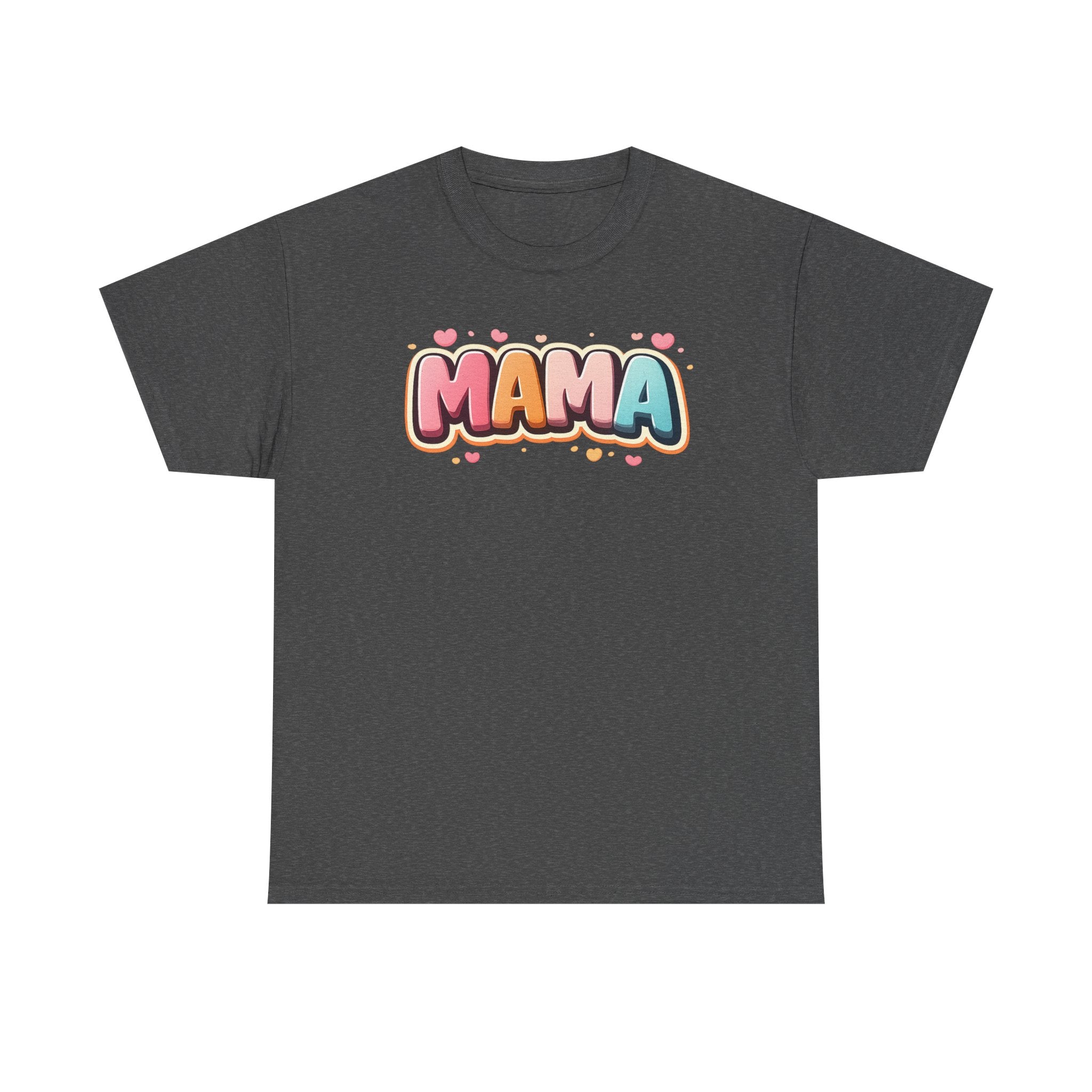 Mama Script Bubble Design T-Shirt