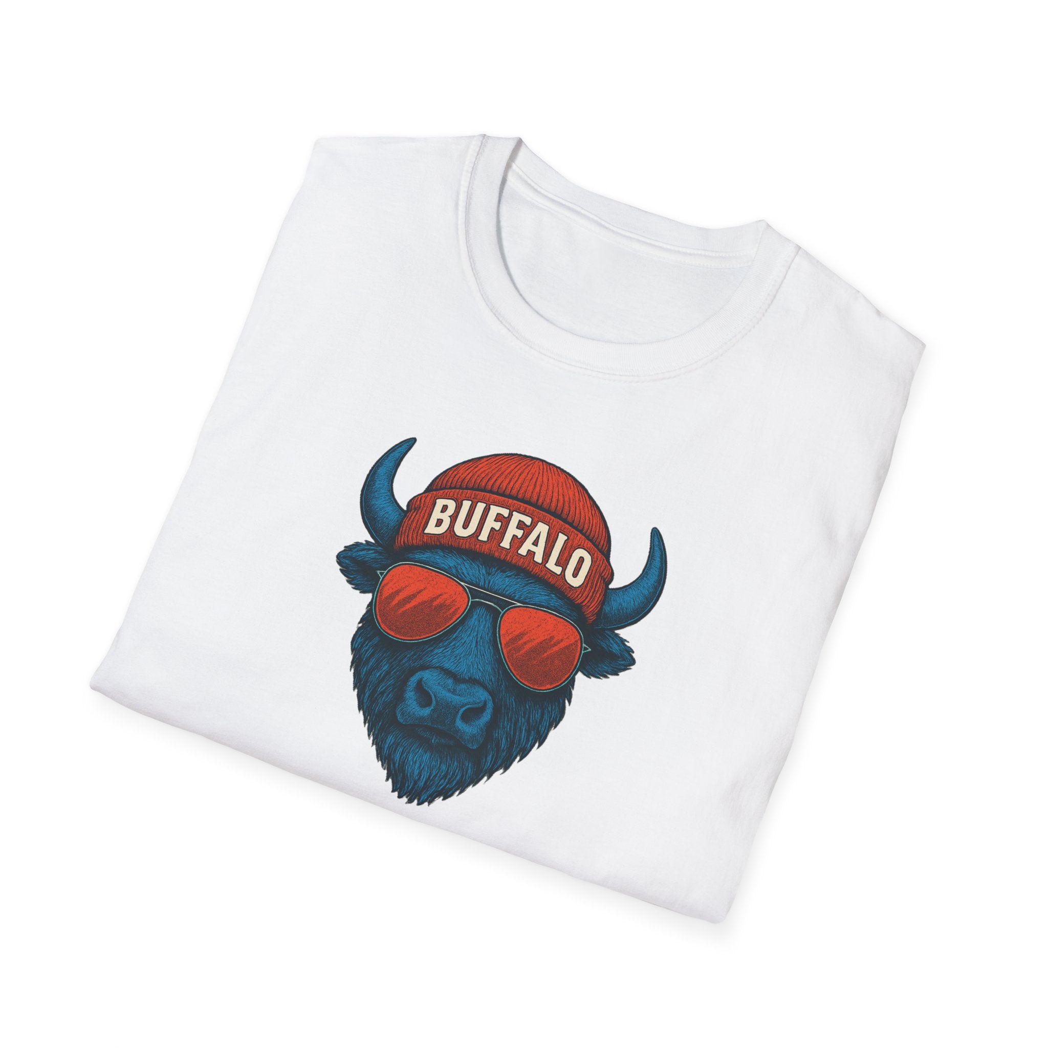 Buffalo Sunglasses and beanie T-Shirt