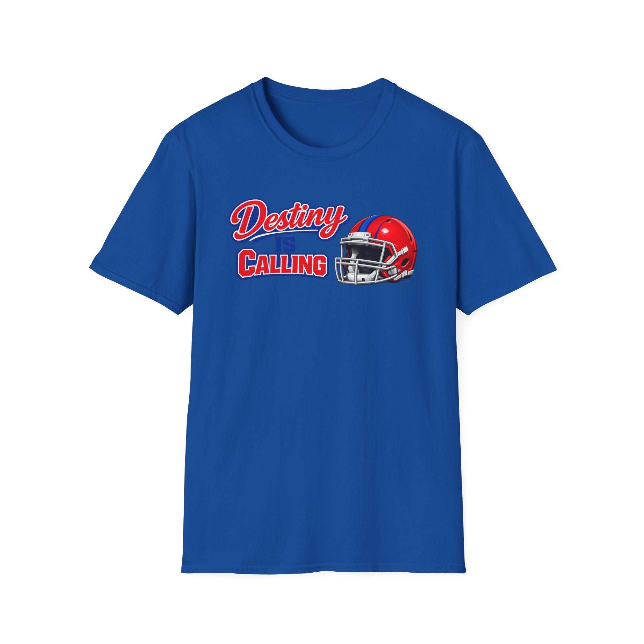 Destiny Is Calling Football Helmet T-Shirt | Sports Team Tee