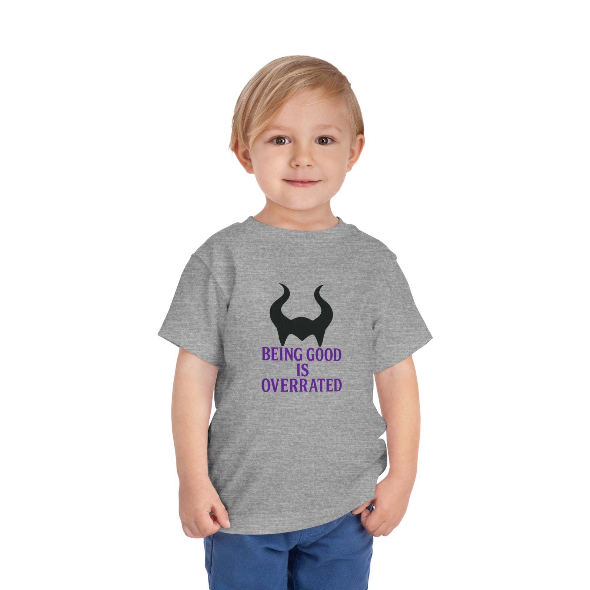 Maleficent Being Good Is Overrated Toddler Tee
