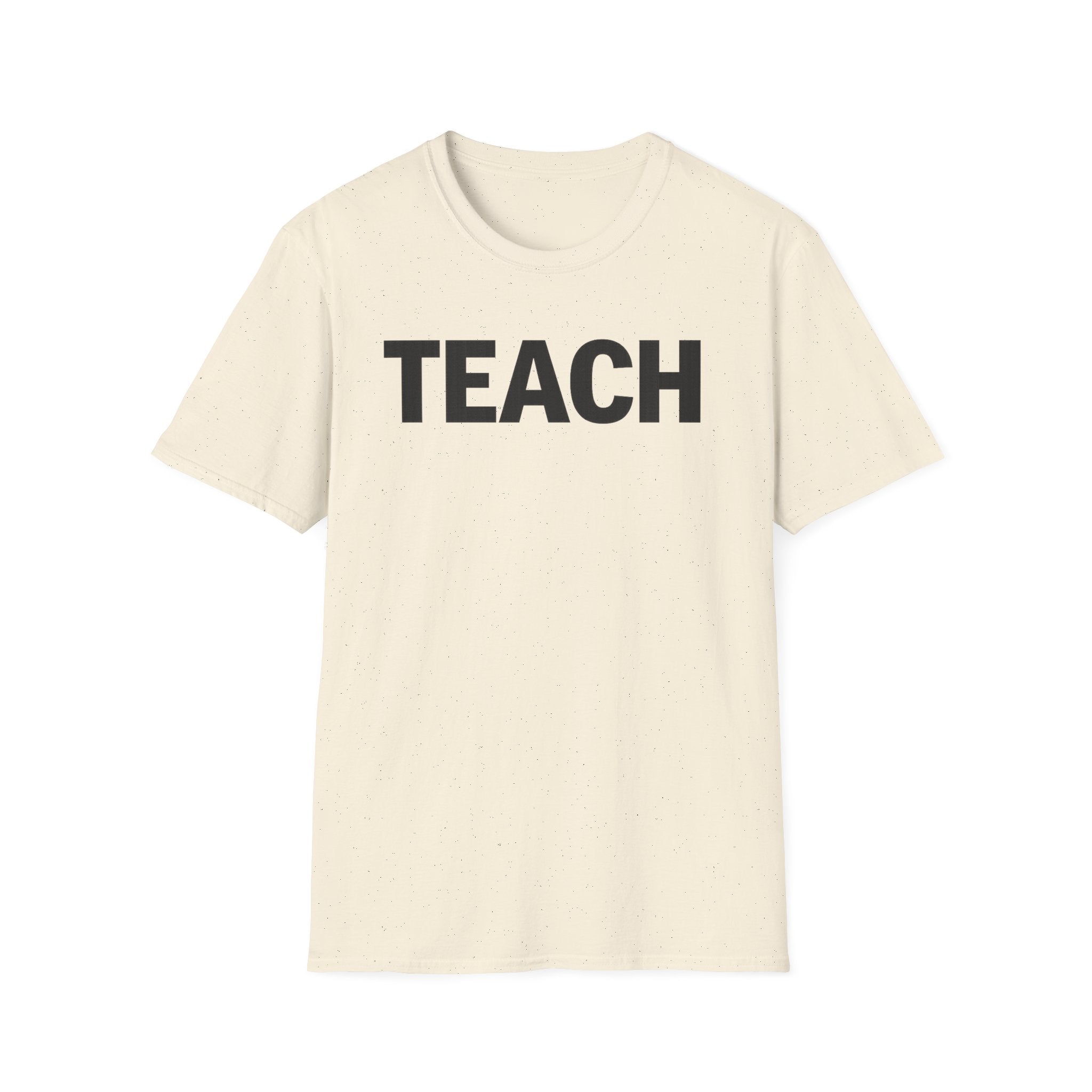 TEACH shirt, Teacher Tee, Educator T-Shirt, School Staff Top