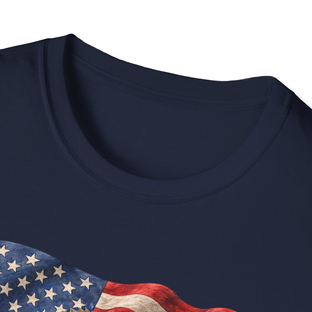 Bass American Flag Unisex Softstyle T-Shirt