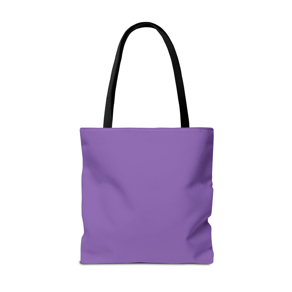Friends Crap Bag Tote Bag | Purple All-Over Print Tote