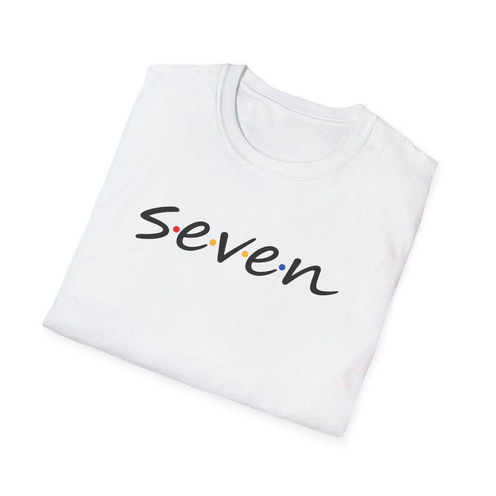 seven script text T-Shirt