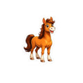 Cute Cartoon Pony Kiss-Cut Sticker | Horse Vinyl Decal