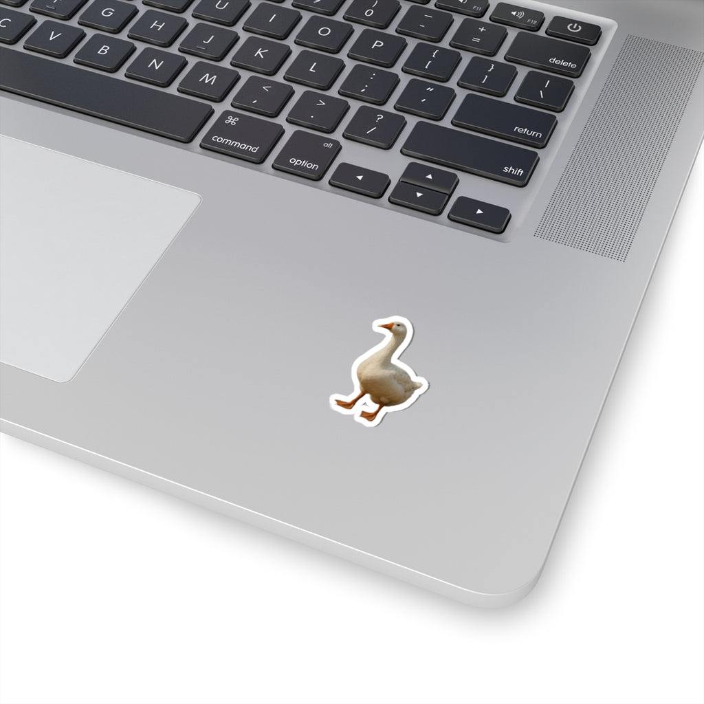 White Goose Sticker | Kiss-Cut Duck Farm Animal Decal