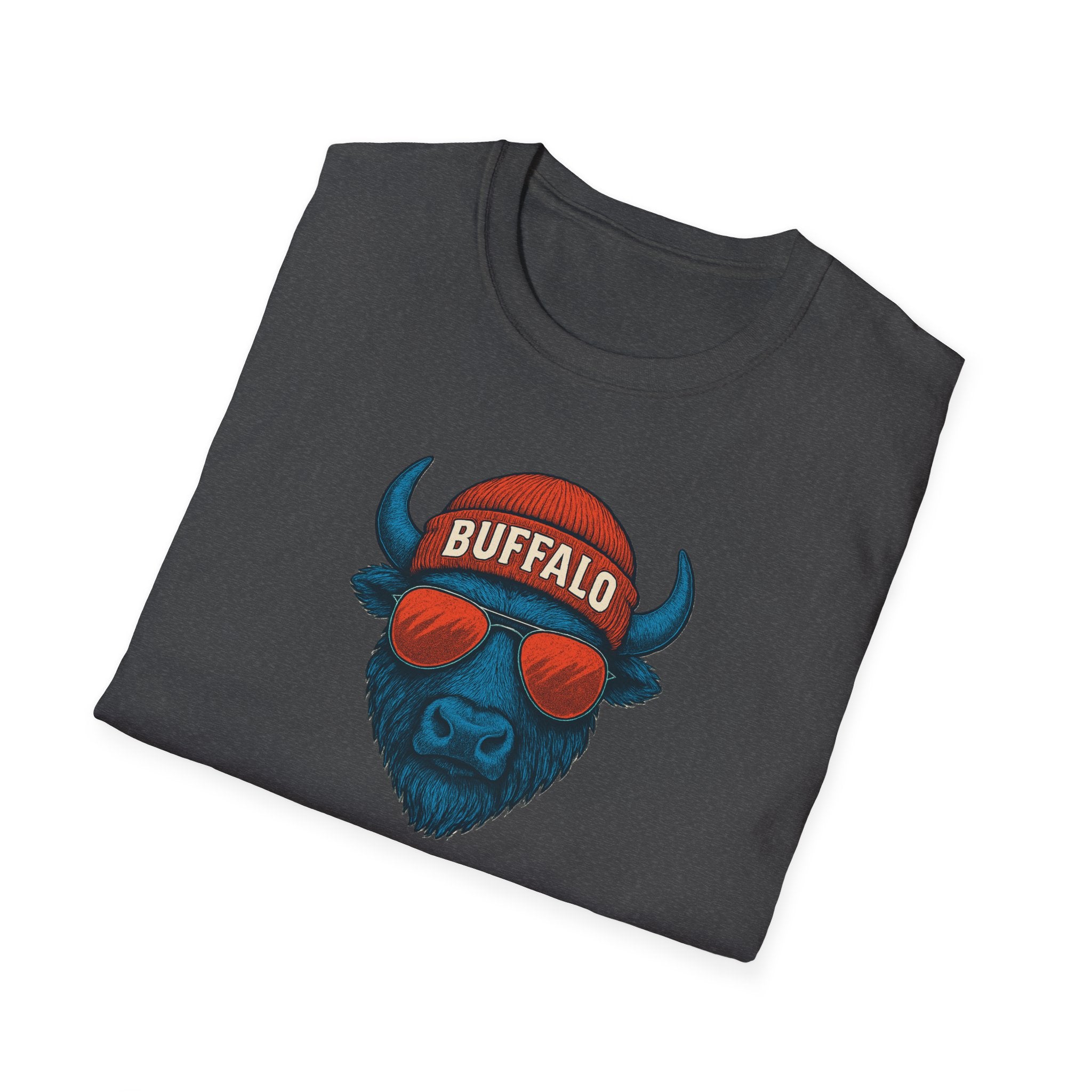 Buffalo Sunglasses and beanie T-Shirt