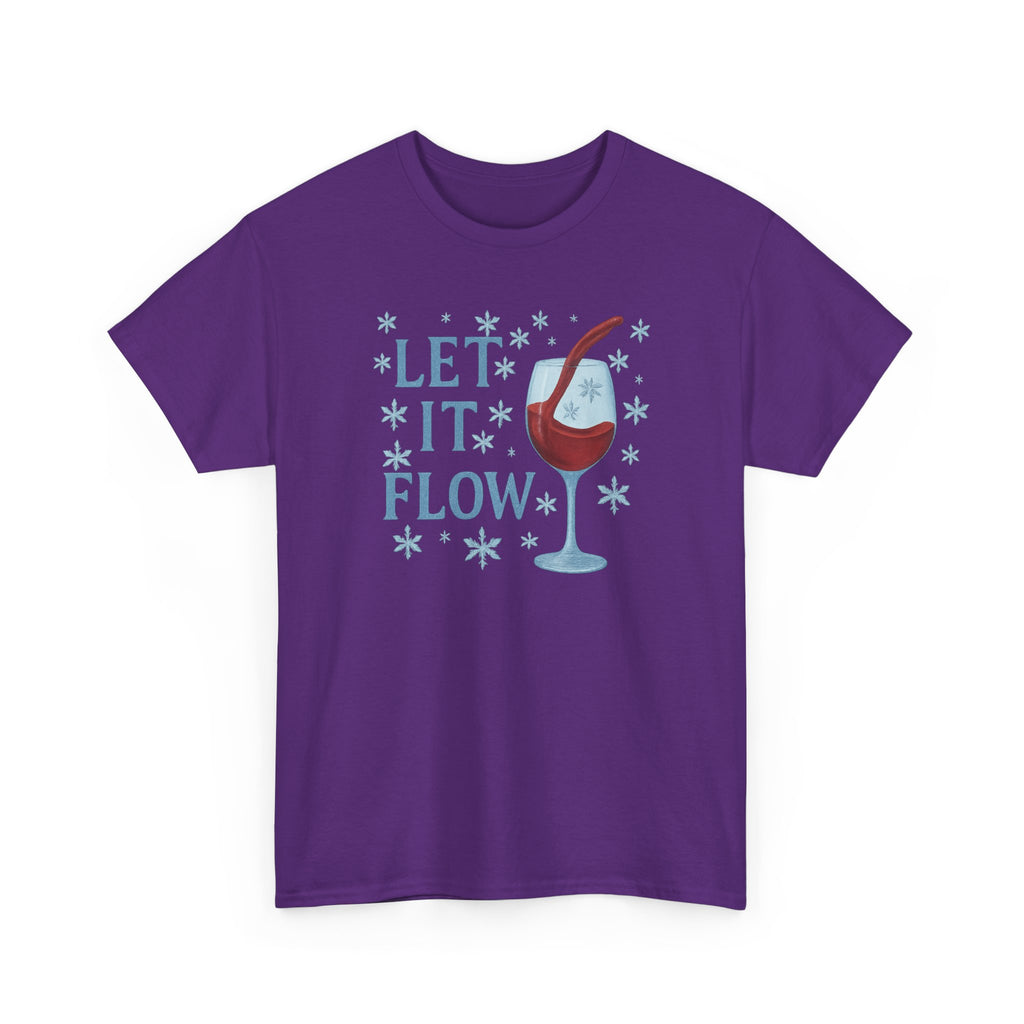 Let It Flow Wine Glass T-Shirt