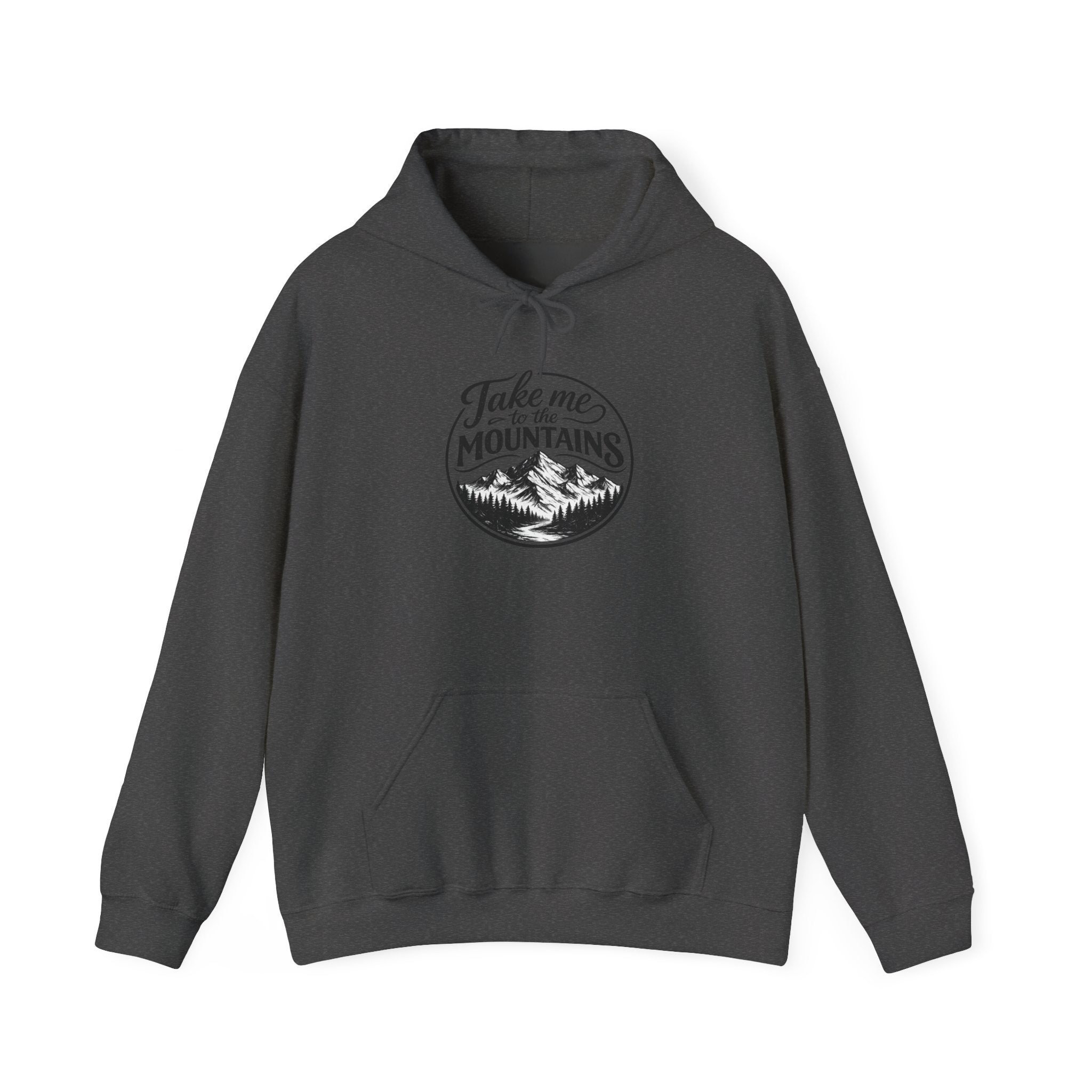 Take Me To The Mountains Hoodie — Adventure Graphic Pullover for Hikers