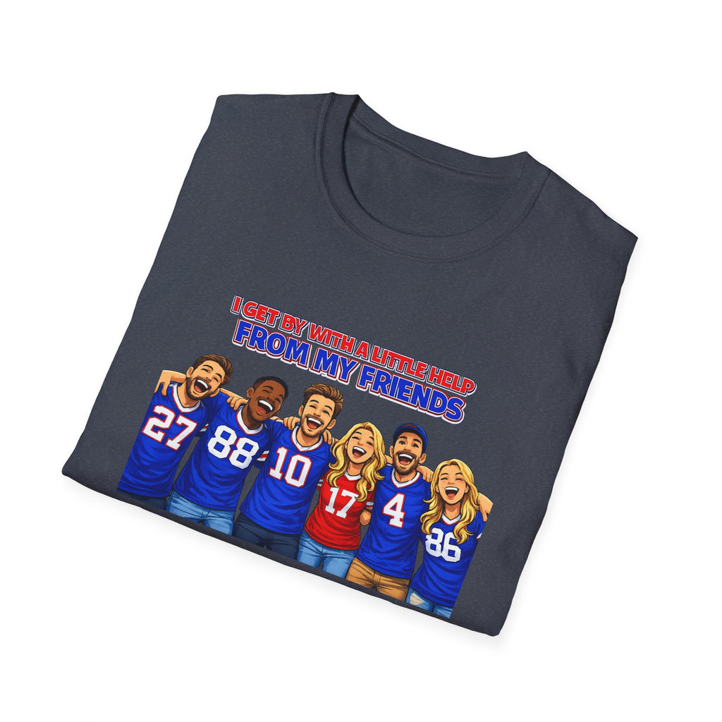 Buffalo My Friends Football Players T-Shirt | Tailgate Fan Tee