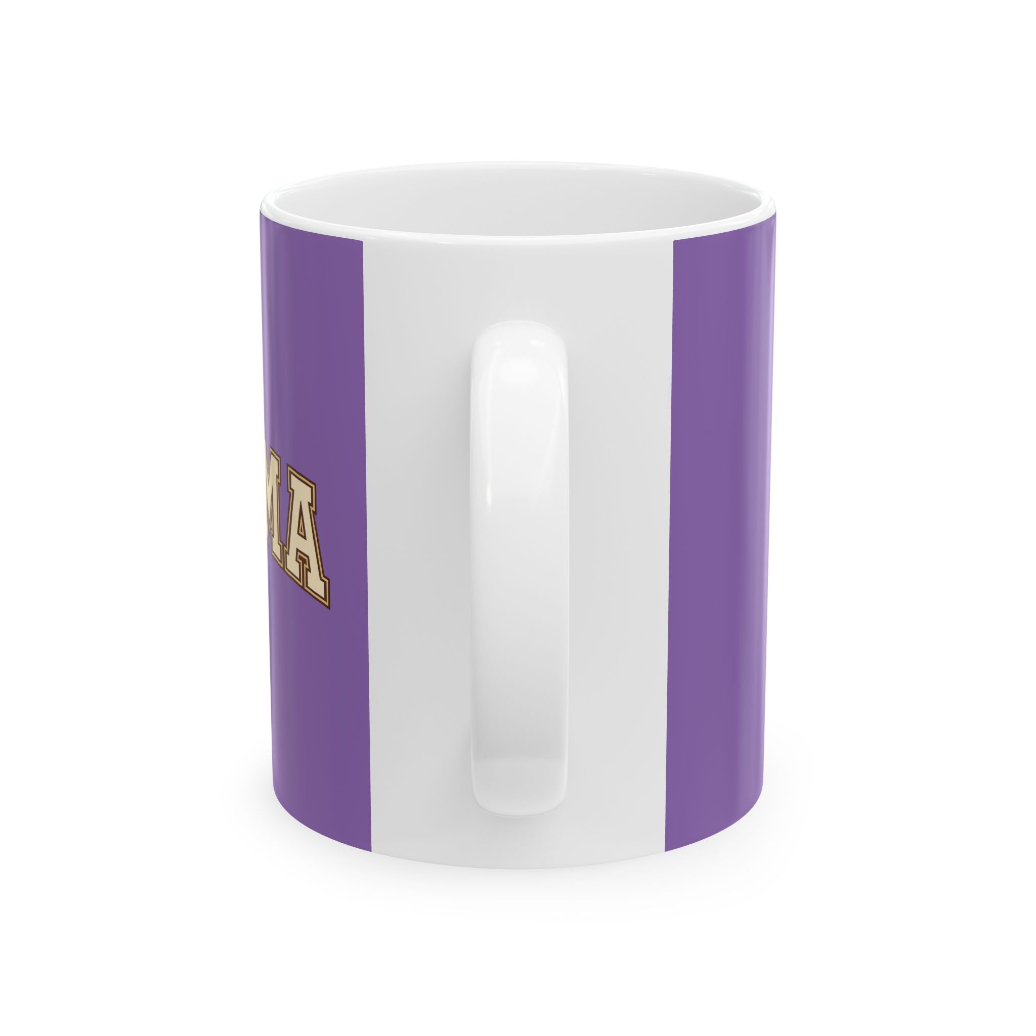 Mama Coffee Mug — Vintage Lettering Ceramic Tea Cup (11oz & 15oz)