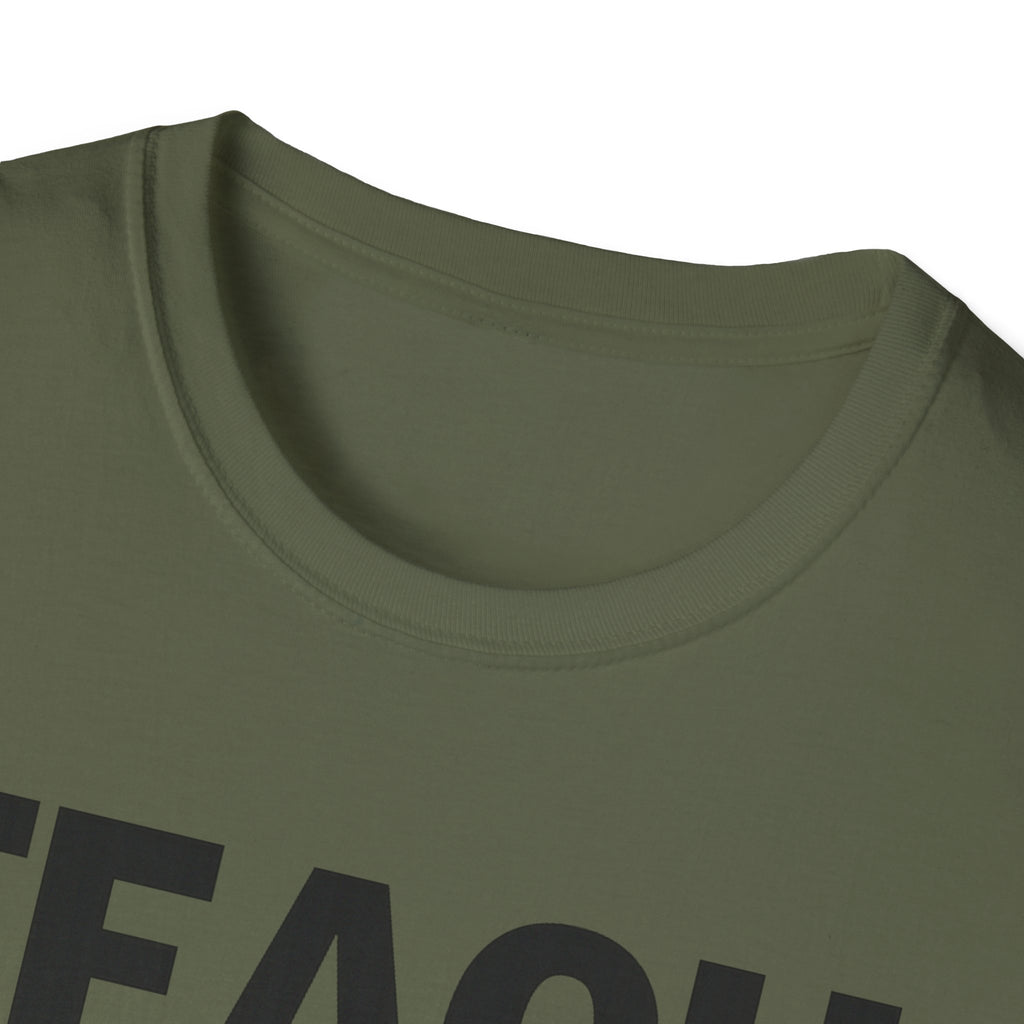 TEACH shirt, Teacher Tee, Educator T-Shirt, School Staff Top