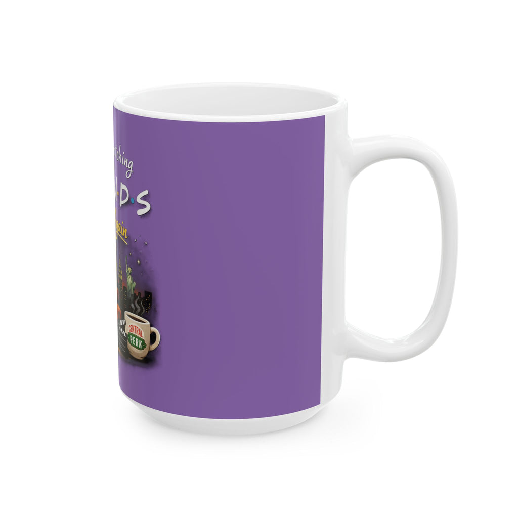 Friends TV Show Couch Mug | Happiness Is Watching Friends Again and Again