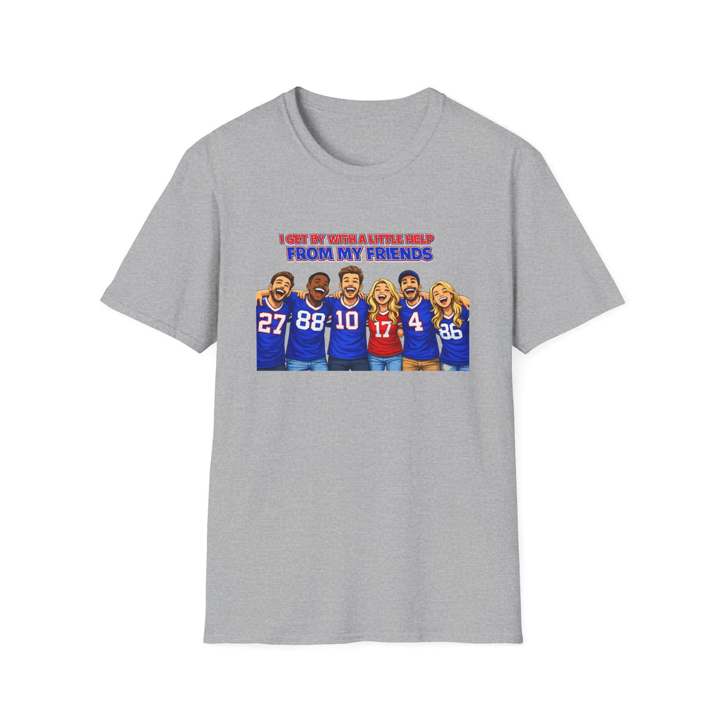 Buffalo My Friends Football Players T-Shirt | Tailgate Fan Tee