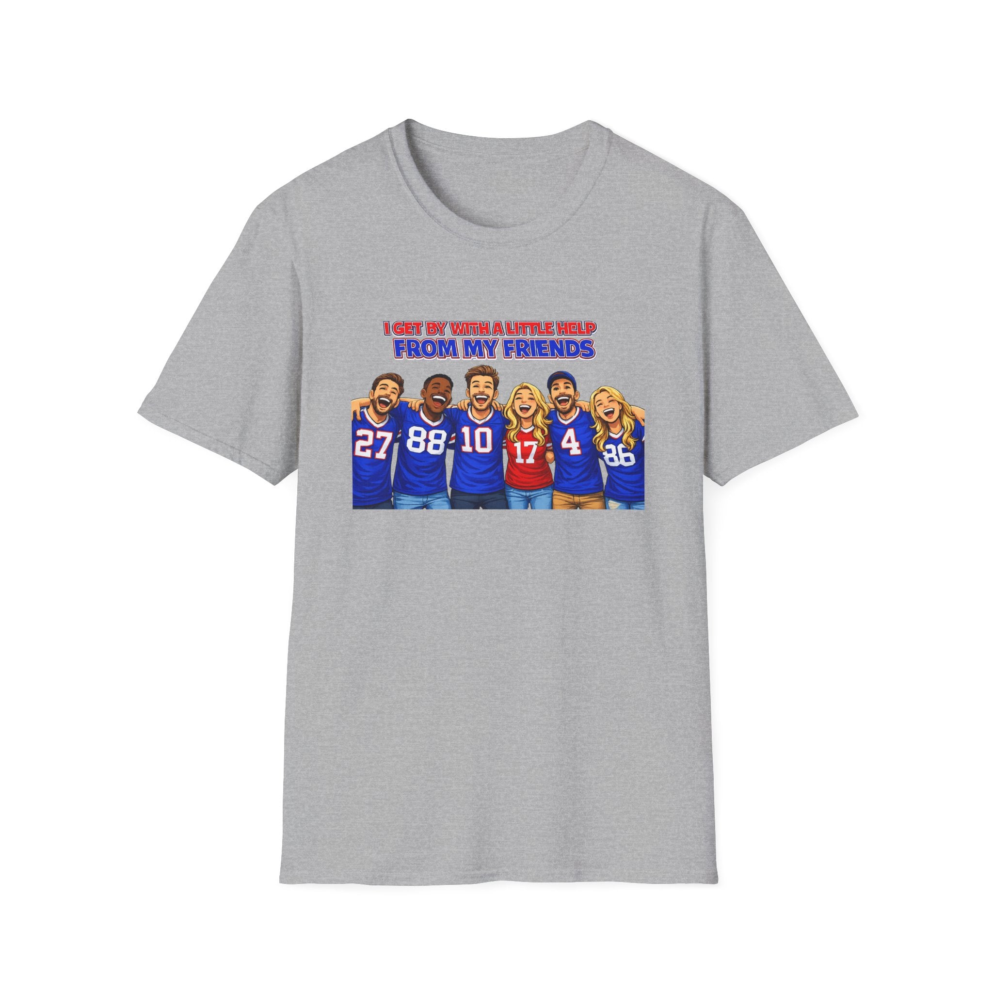 Buffalo My Friends Football Players T-Shirt | Tailgate Fan Tee