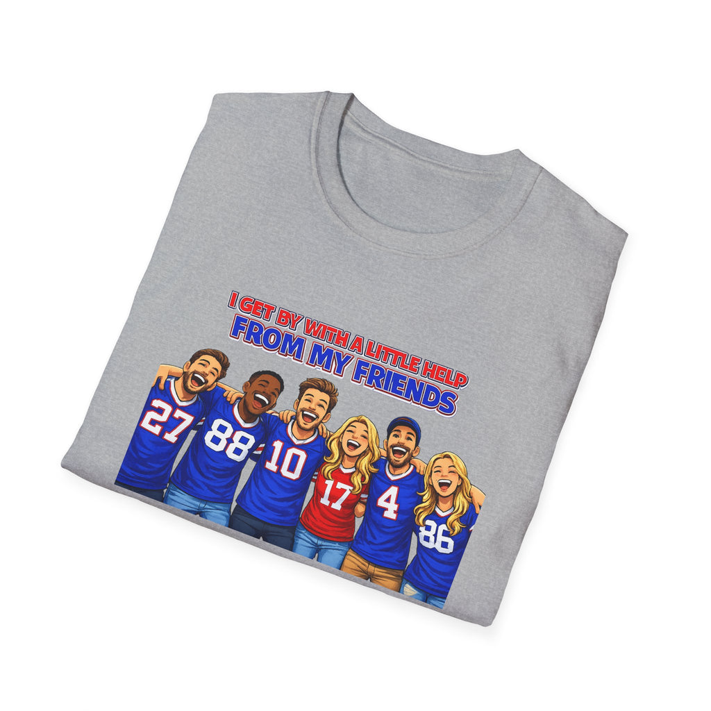 Buffalo My Friends Football Players T-Shirt | Tailgate Fan Tee