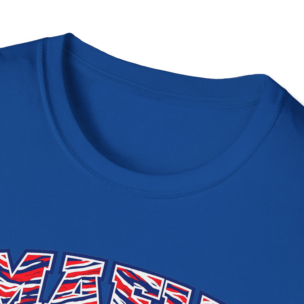 Mama Mafia Graphic Tee —  Red White Blue 'Mafia Mama' Street-Style T-Shirt
