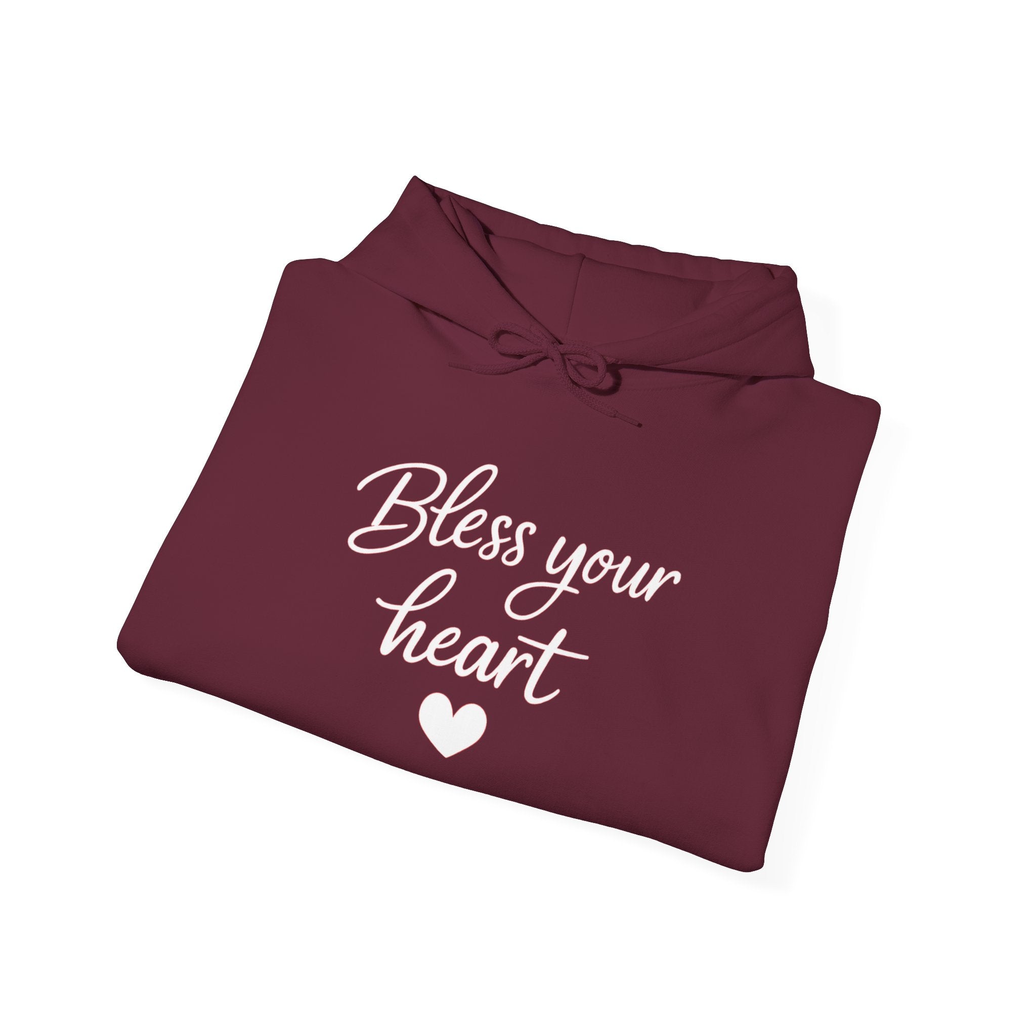 Bless Your Heart Hoodie | Script Heart Design