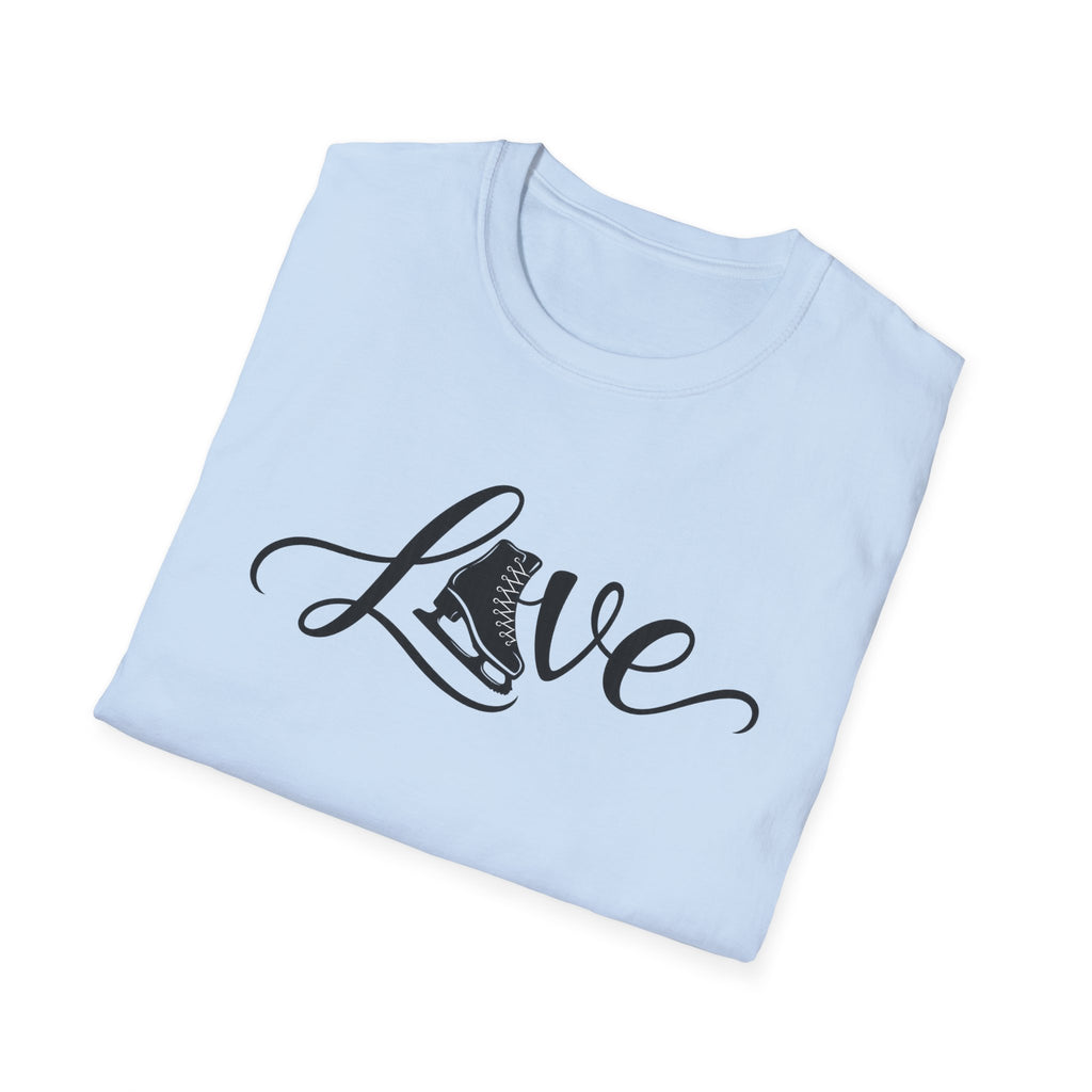 Love figure skating Unisex Softstyle T-Shirt