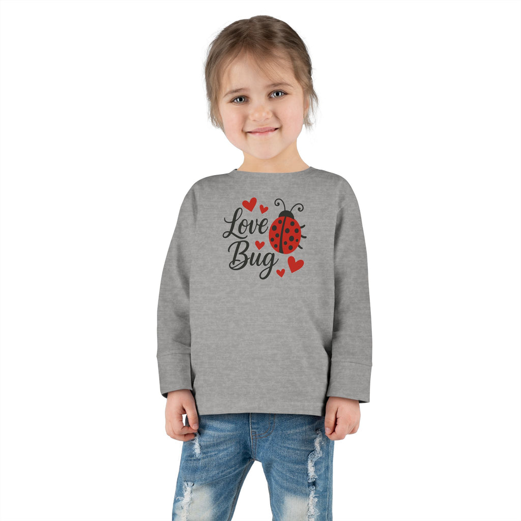 Love Bug Valentine's Toddler Long Sleeve Tee