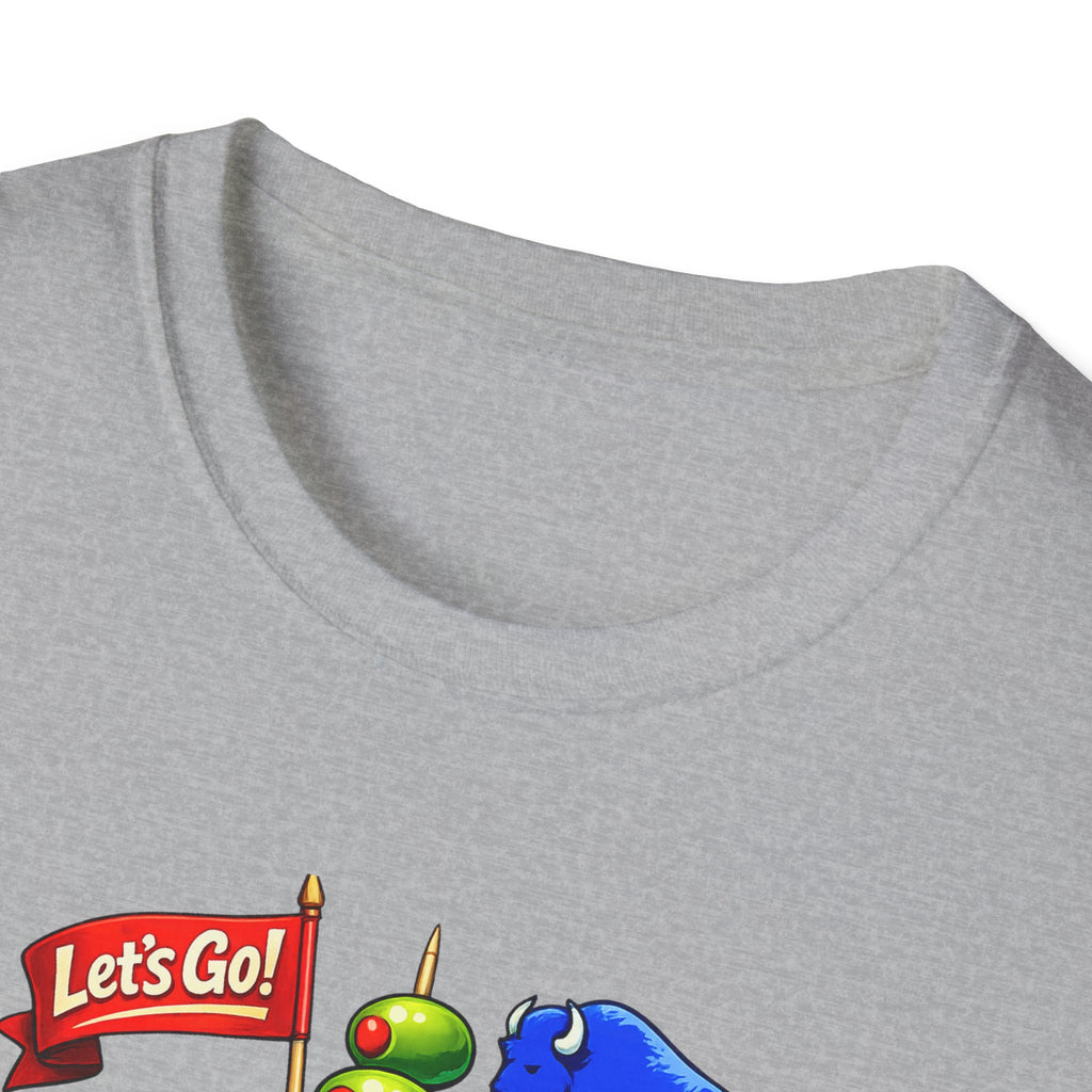 Cheers Buffalo T-Shirt | Cocktail Illustration