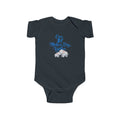 Infant Bodysuit - "Our 1st Mother's Day Together" Blue Elephant Baby Onesie