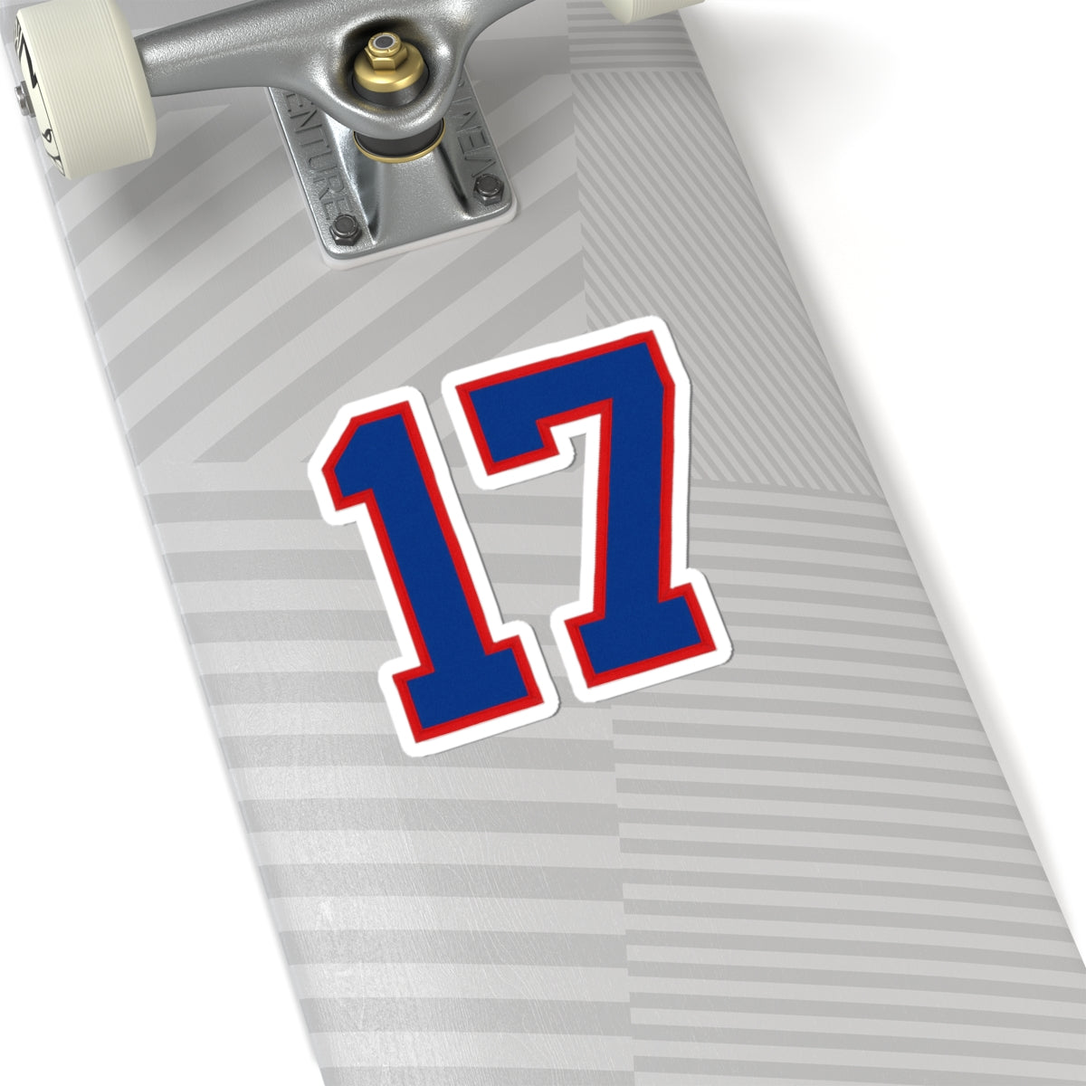 17 Sticker | Kiss-Cut Vinyl Sticker