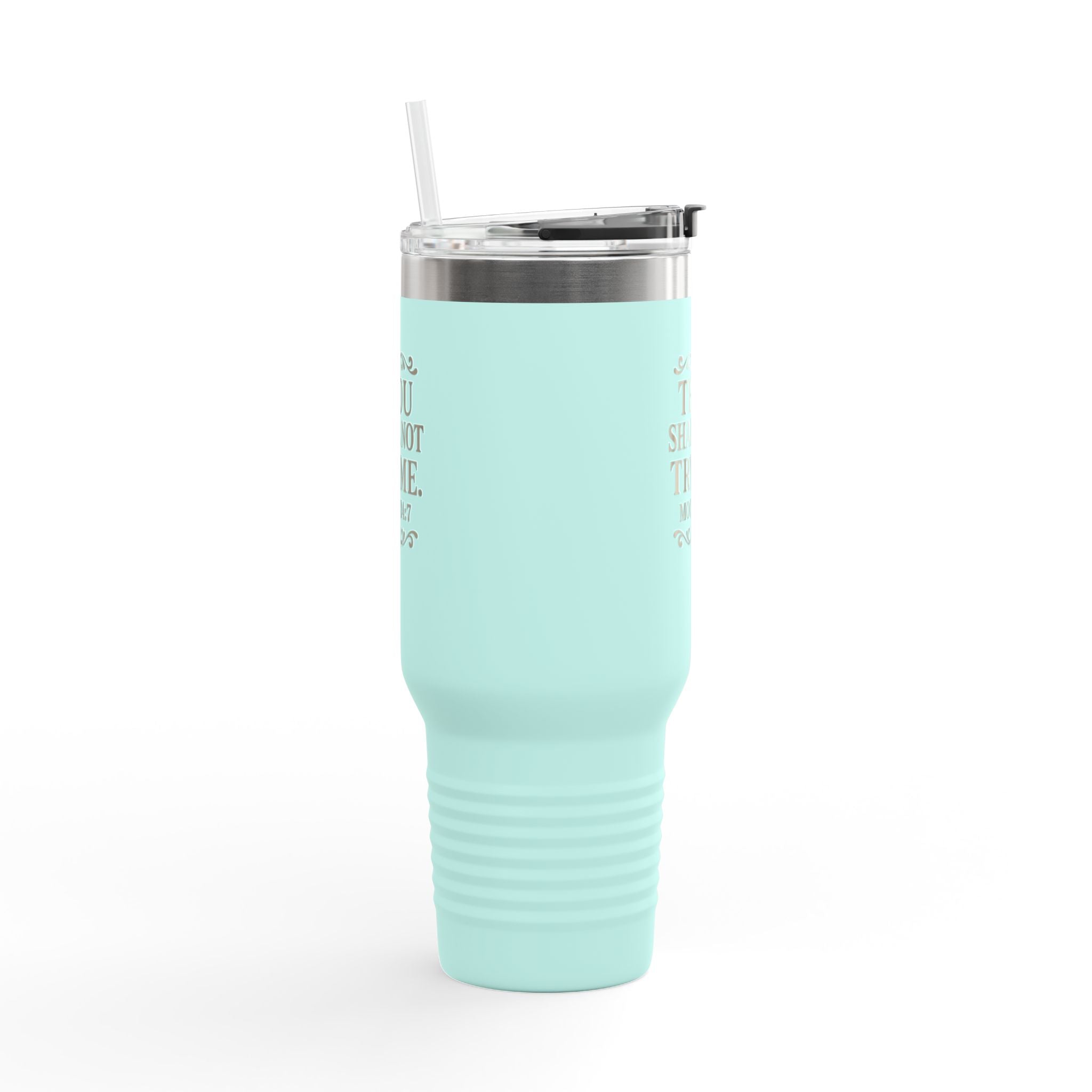 Thou Shall Not Try Me 40oz Insulated Travel Mug