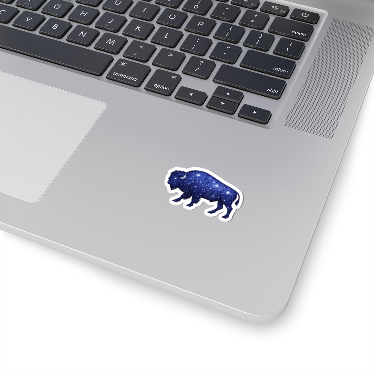Starry Buffalo Sticker | Galaxy Bison Kiss-Cut Sticker
