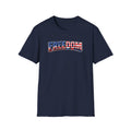 Freedom Flag T-Shirt — Patriotic USA Stars & Stripes Tee for 4th of July