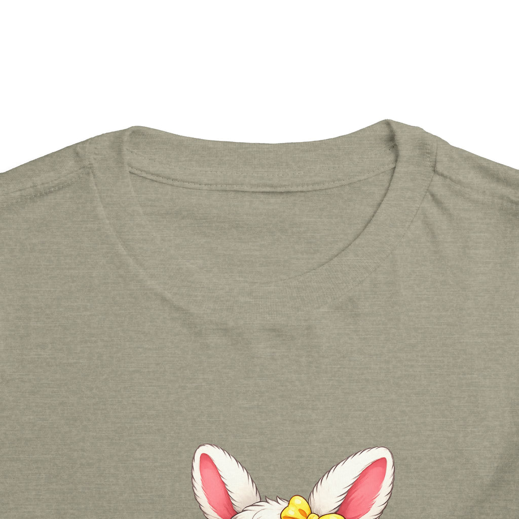 Easter Bunny Toddler Tee — Cute Baby Bunny with Easter Eggs