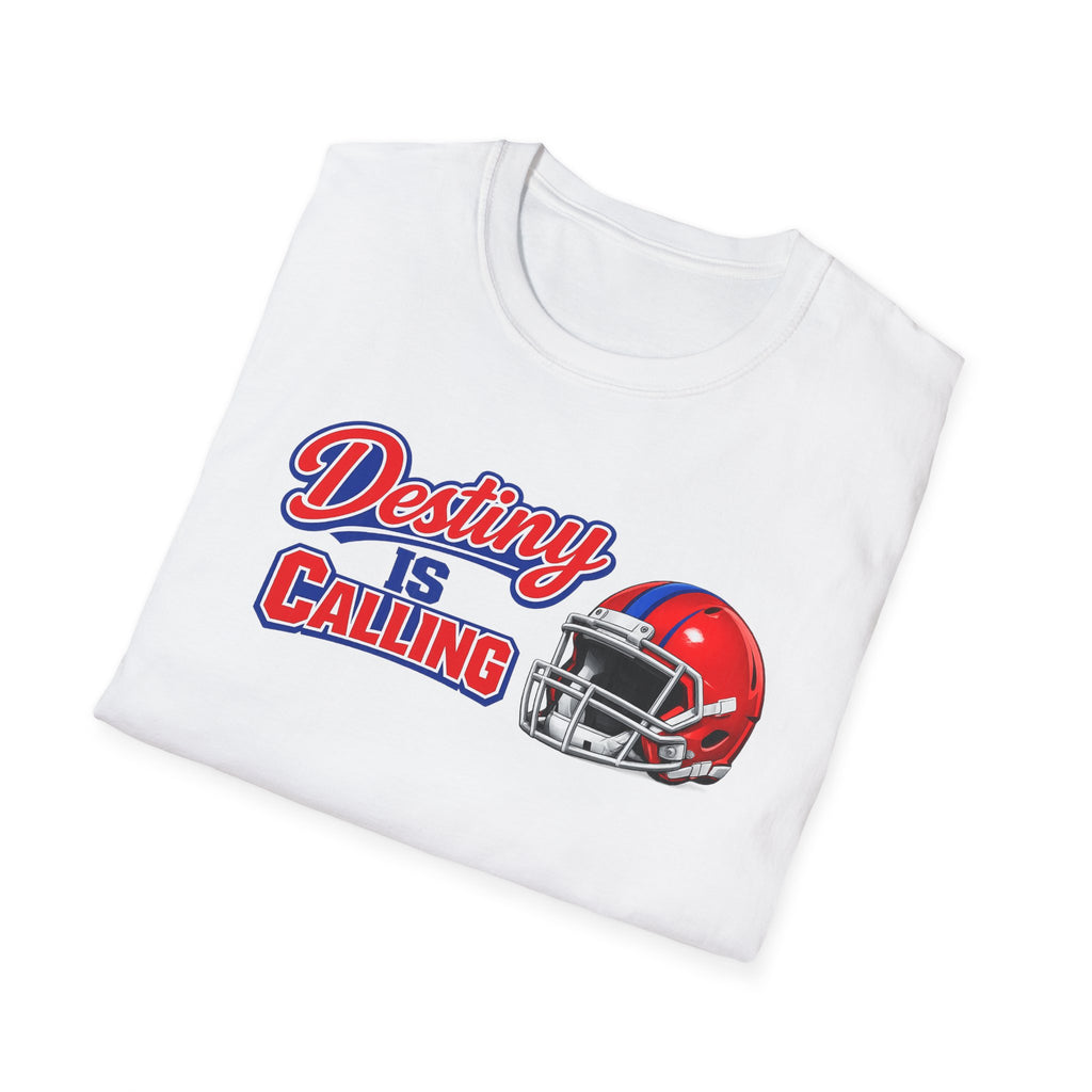 Destiny Is Calling Football Helmet T-Shirt | Sports Team Tee