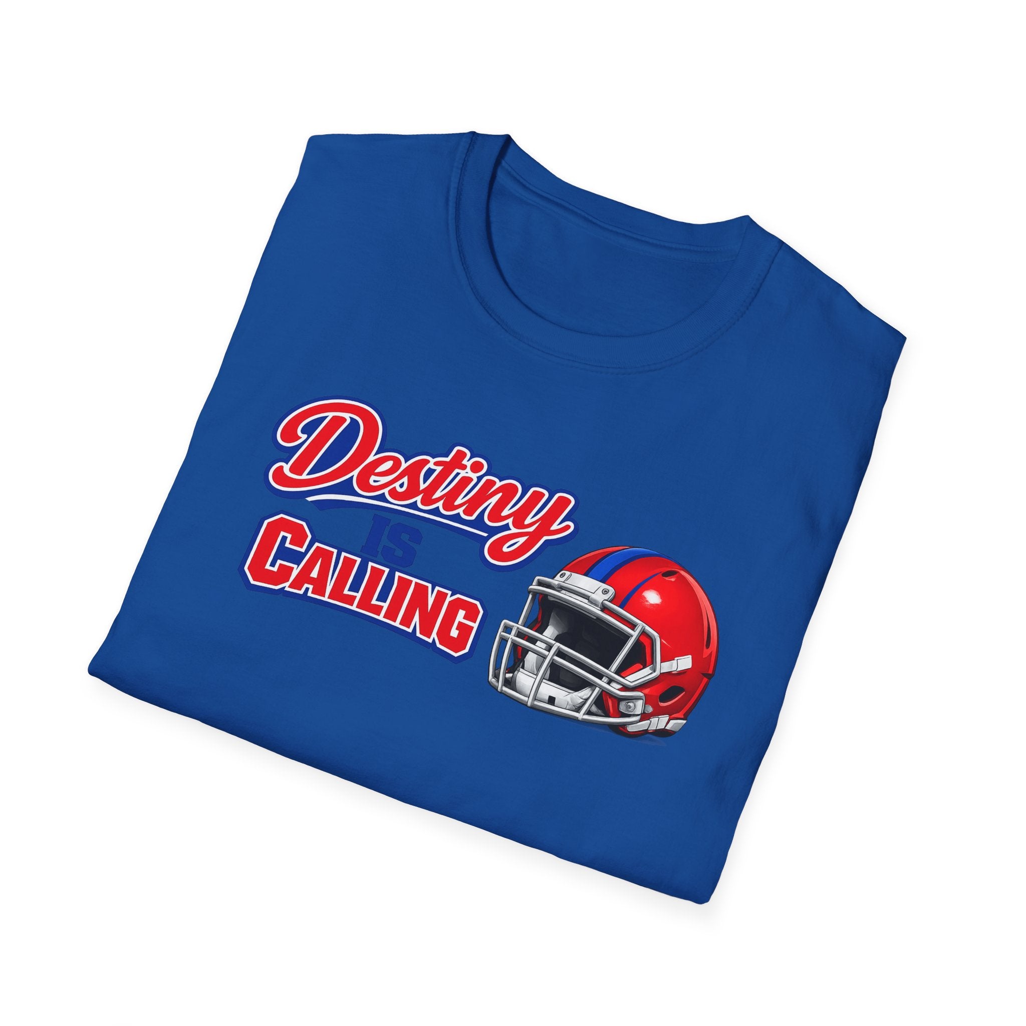 Destiny Is Calling Football Helmet T-Shirt | Sports Team Tee