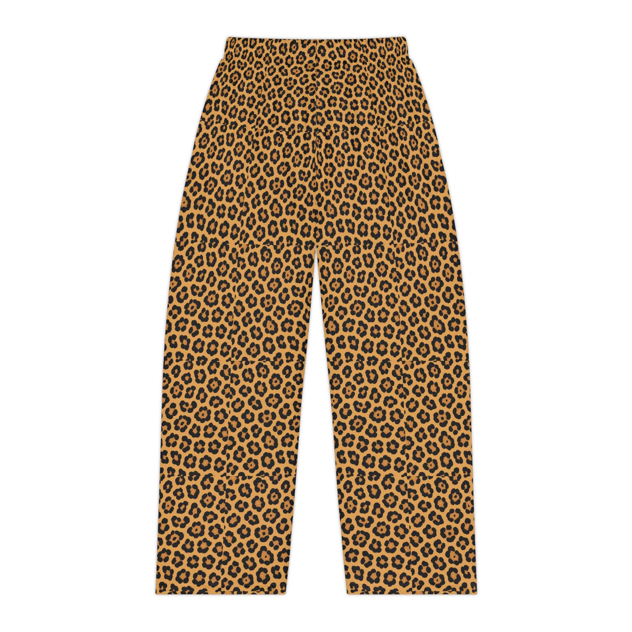 Leopard Print Women's Pajama Pants | Animal Print Lounge Sleepwear