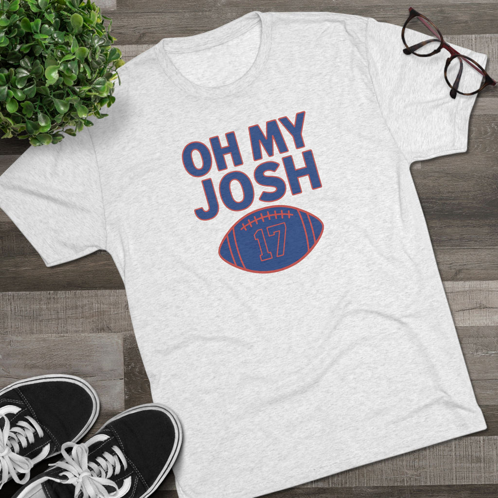 Oh My Josh football tee
