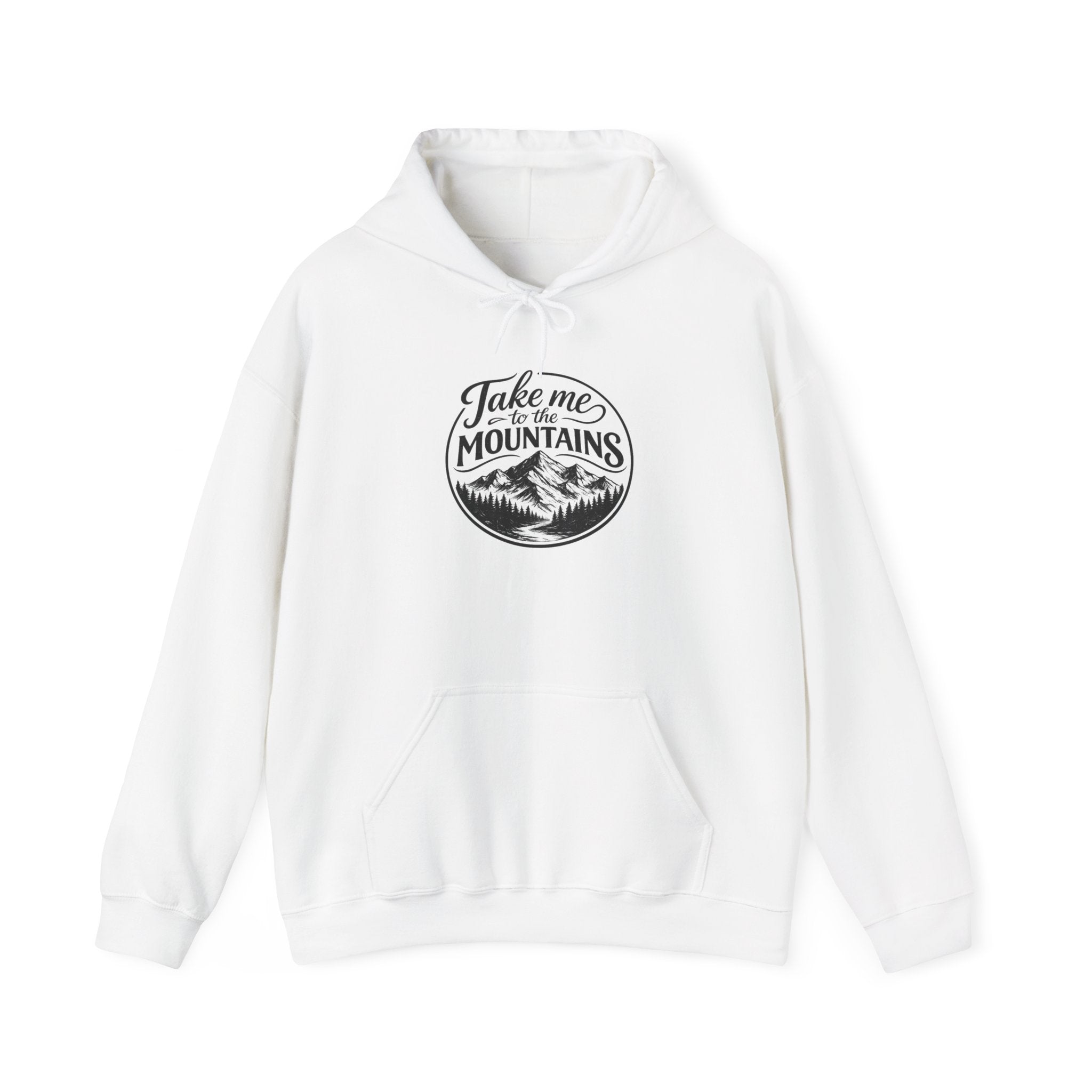 Take Me To The Mountains Hoodie — Adventure Graphic Pullover for Hikers