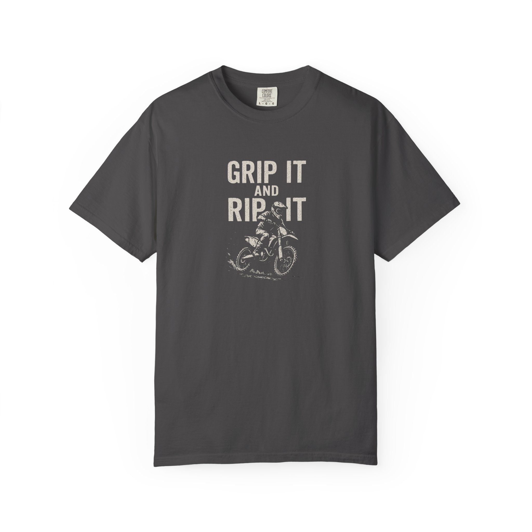 Grip It and Rip It Dirt Bike Tee | Vintage Bike Graphic T-Shirt