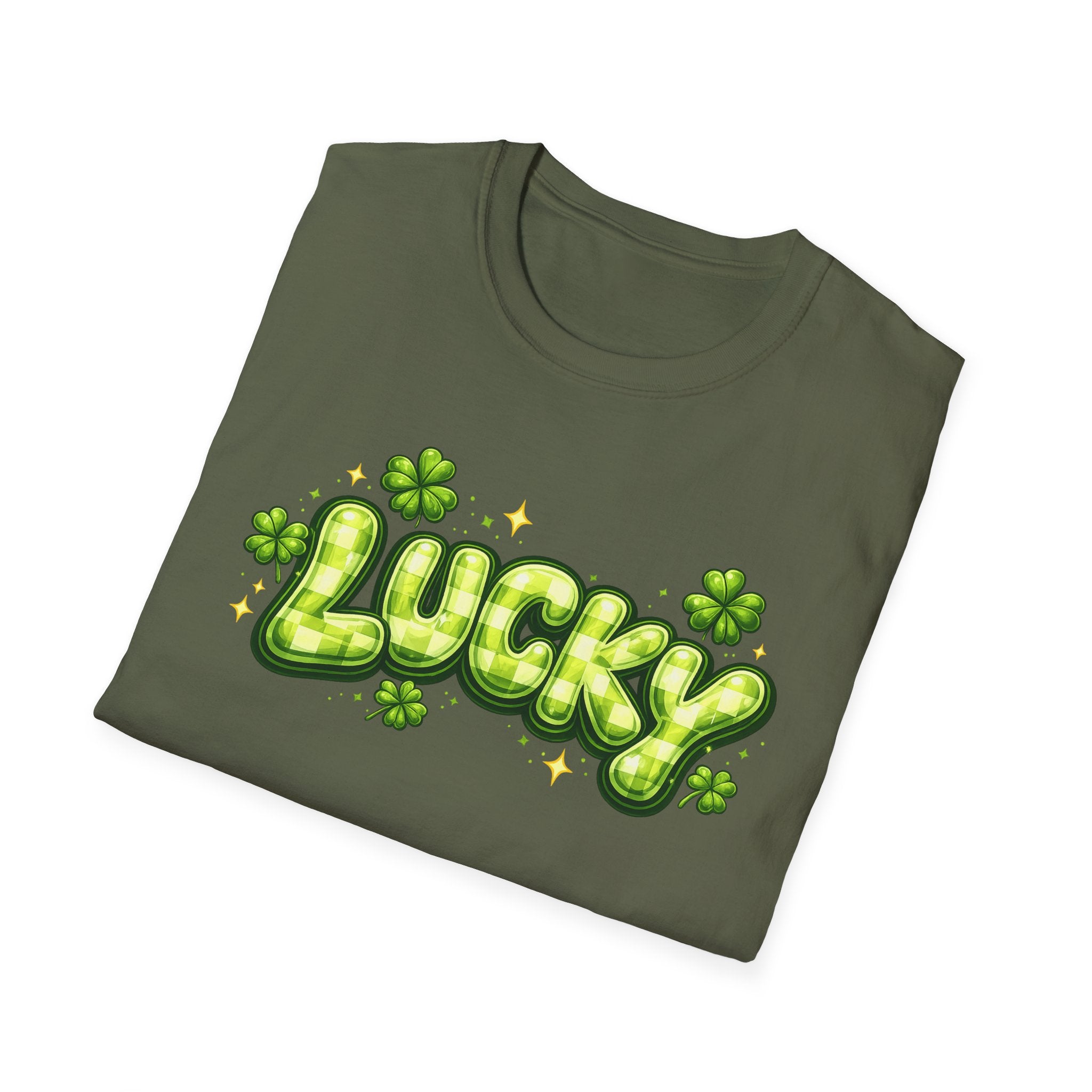 Lucky Shamrock T-Shirt — St. Patrick's Day Green Graphic Tee