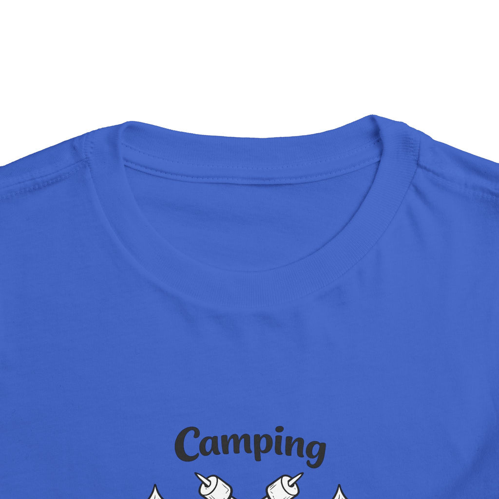 Camping Crew Toddler Tee | Kids Outdoor Camping Shirt, Kayak Fishing Bonfire Design