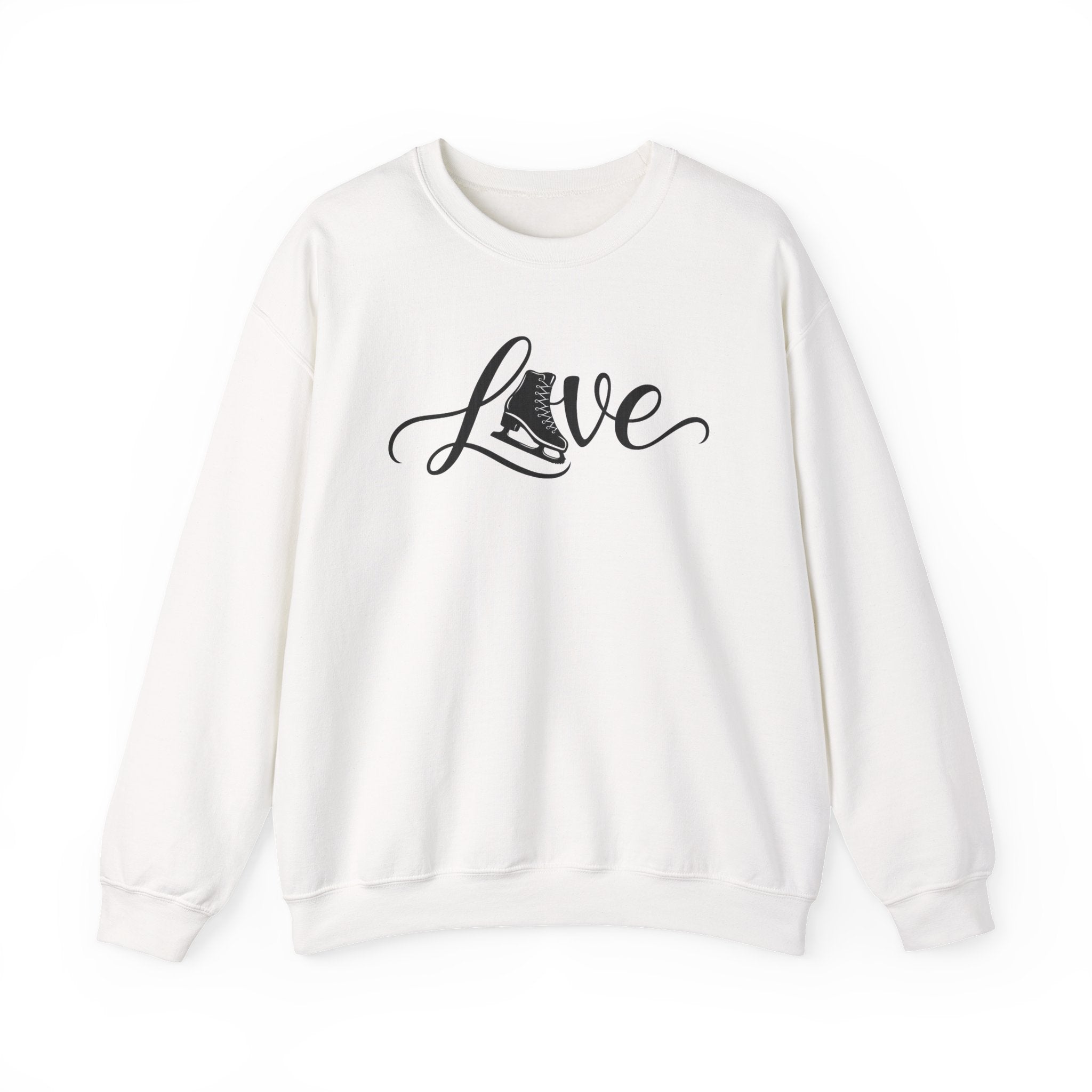 Love figure skating Unisex Heavy Blend™ Crewneck Sweatshirt