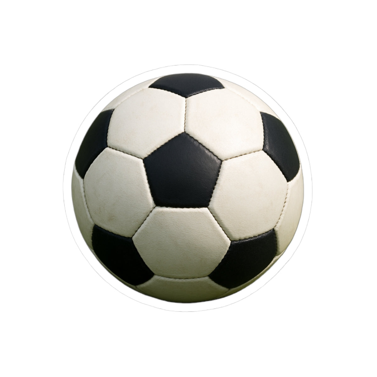 Soccer Ball Sticker | Kiss-Cut Vinyl Soccer Decal, Sports Laptop Sticker