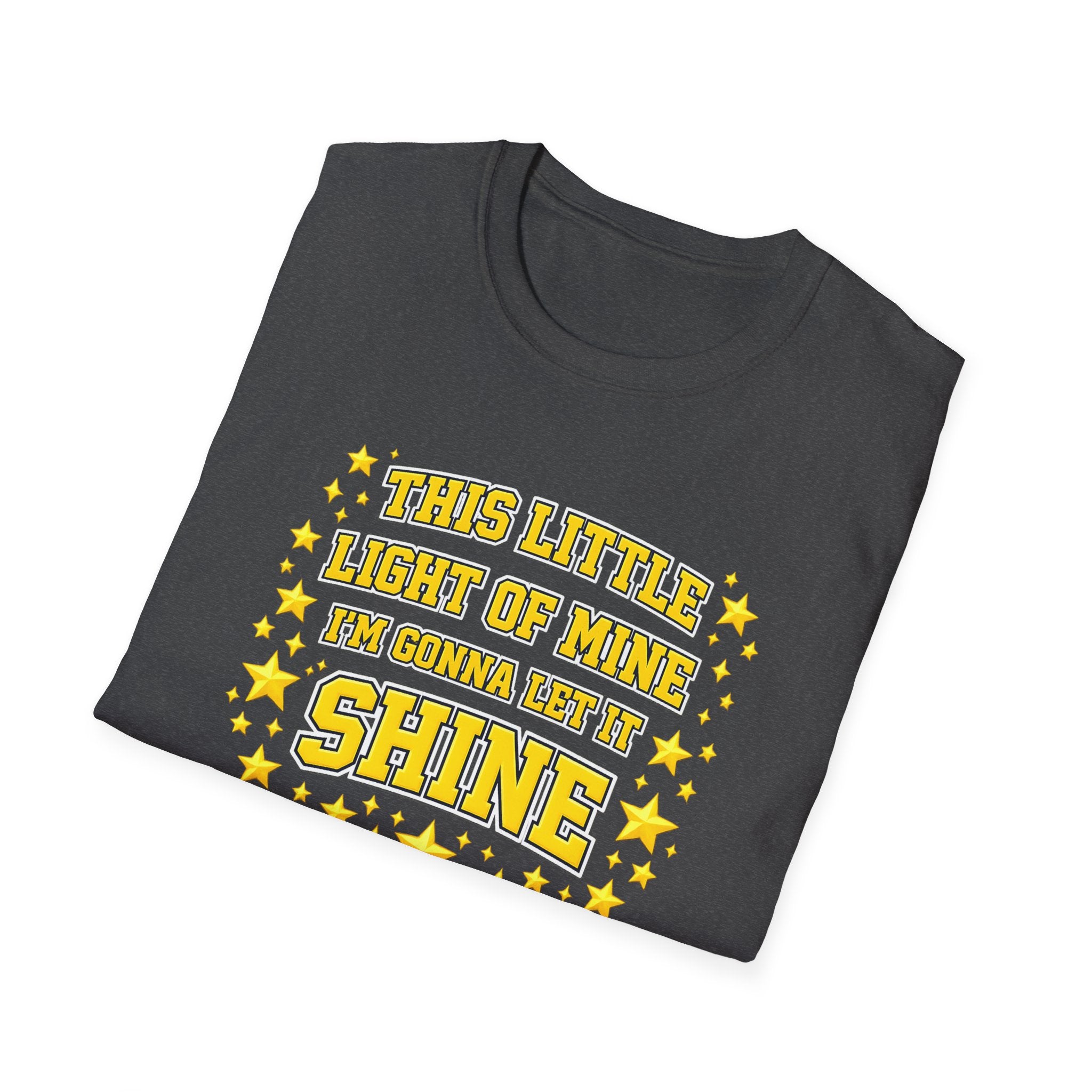 Shine T-Shirt — "This Little Light of Mine" Inspirational Graphic Tee