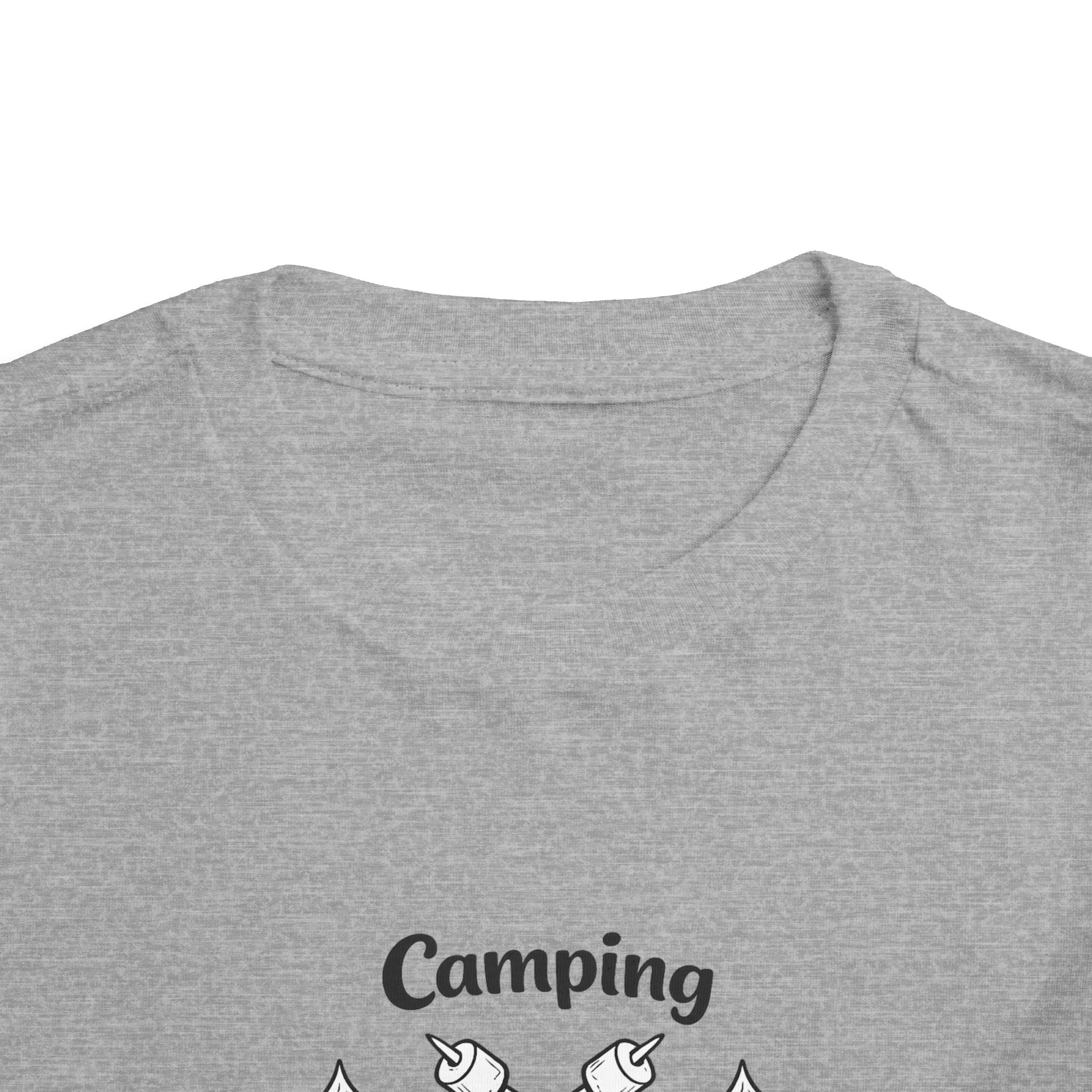 Camping Crew Toddler Tee | Kids Outdoor Camping Shirt, Kayak Fishing Bonfire Design