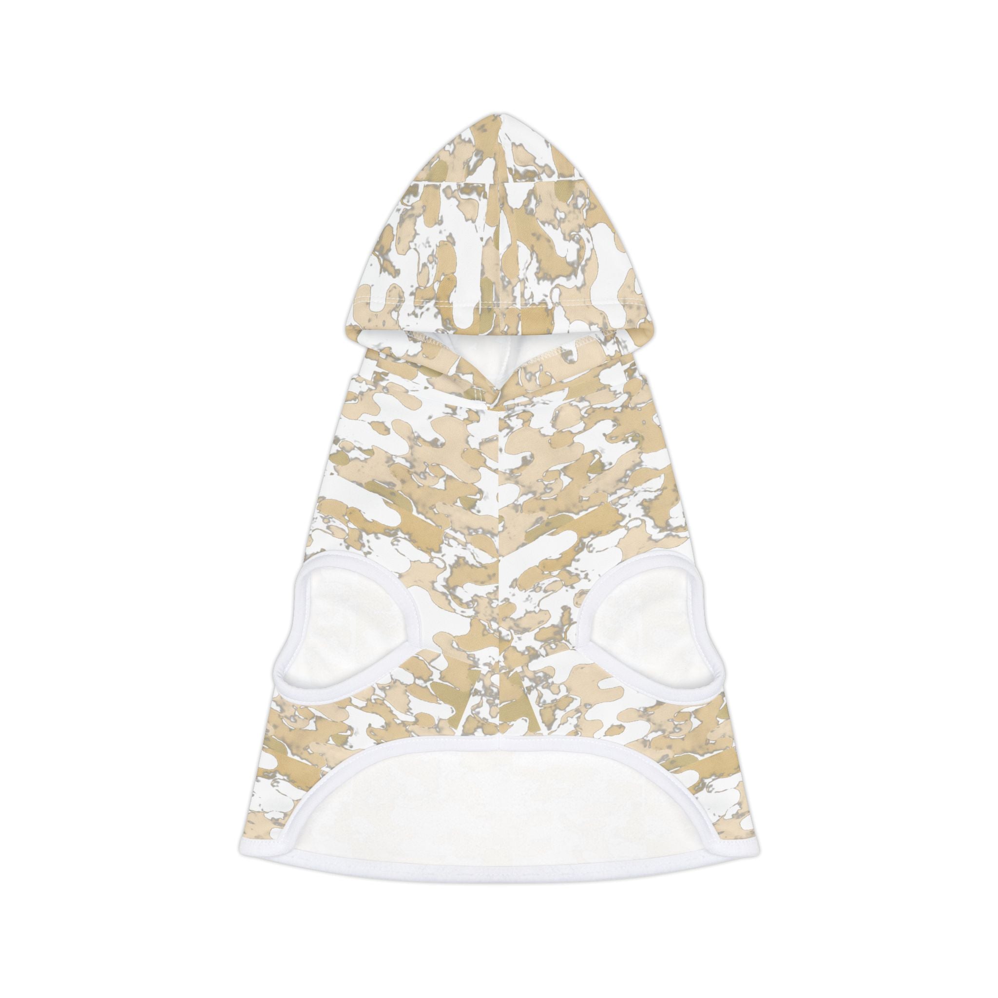 Desert Camo Pet Hoodie | Tan Camouflage Dog Sweatshirt