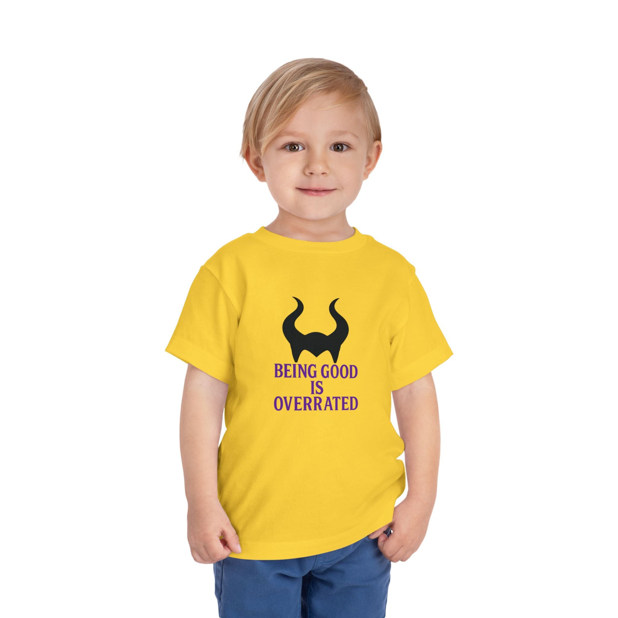Maleficent Being Good Is Overrated Toddler Tee