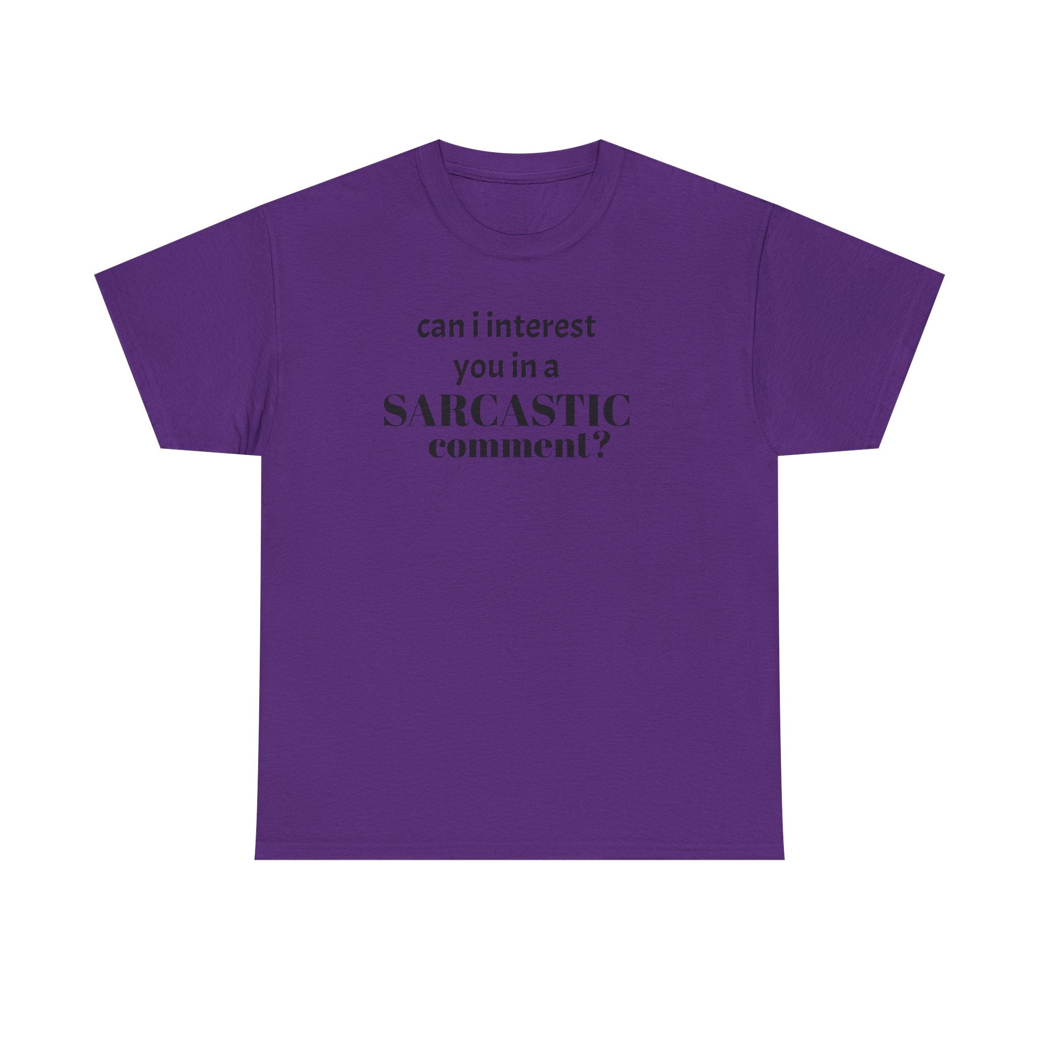Can I Interest You in a Sarcastic Comment Tee | Sarcastic Quote Shirt