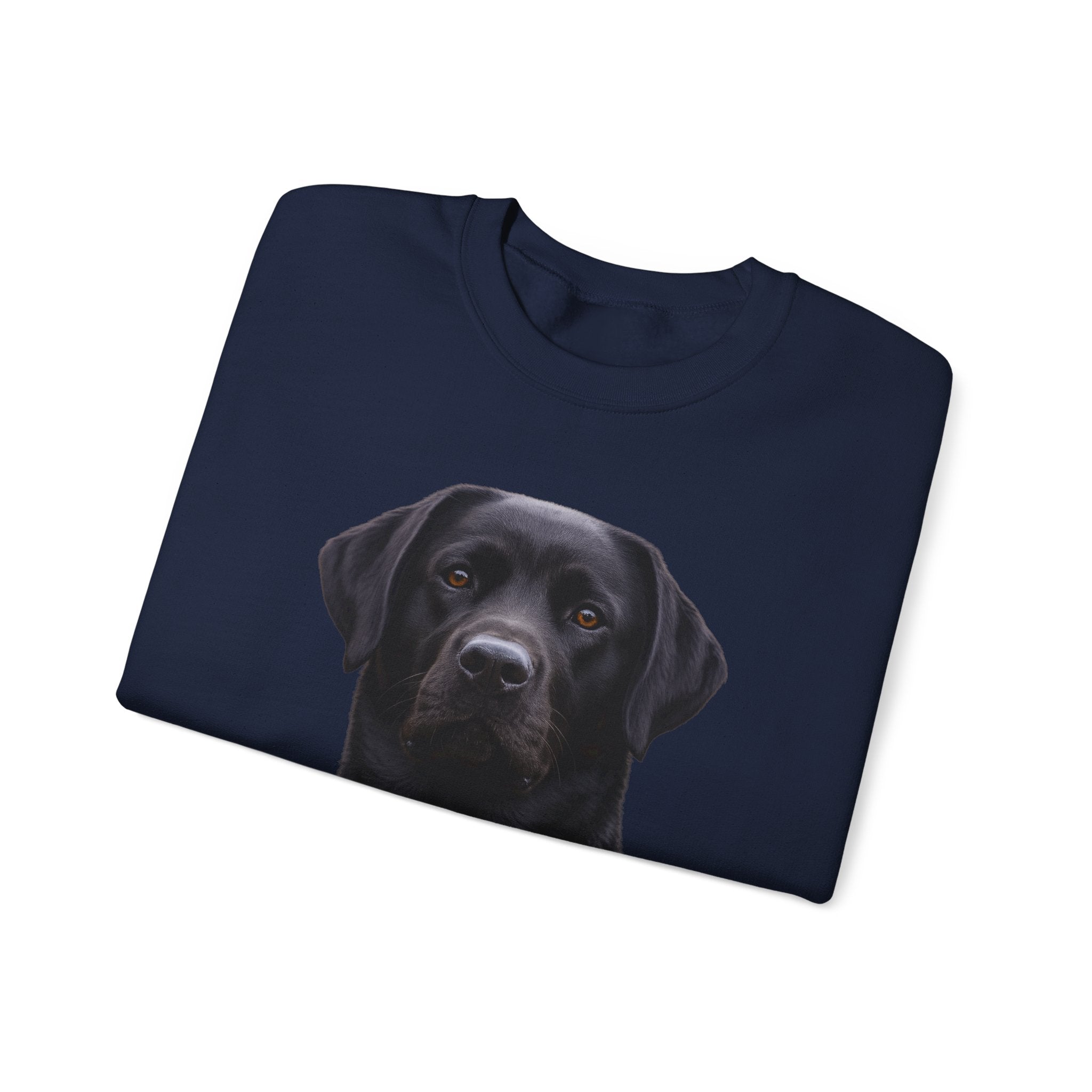 Black Labrador Portrait Sweatshirt | Dog Face Crewneck