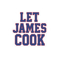 Let James Cook sticker | Kiss-cut vinyl decal